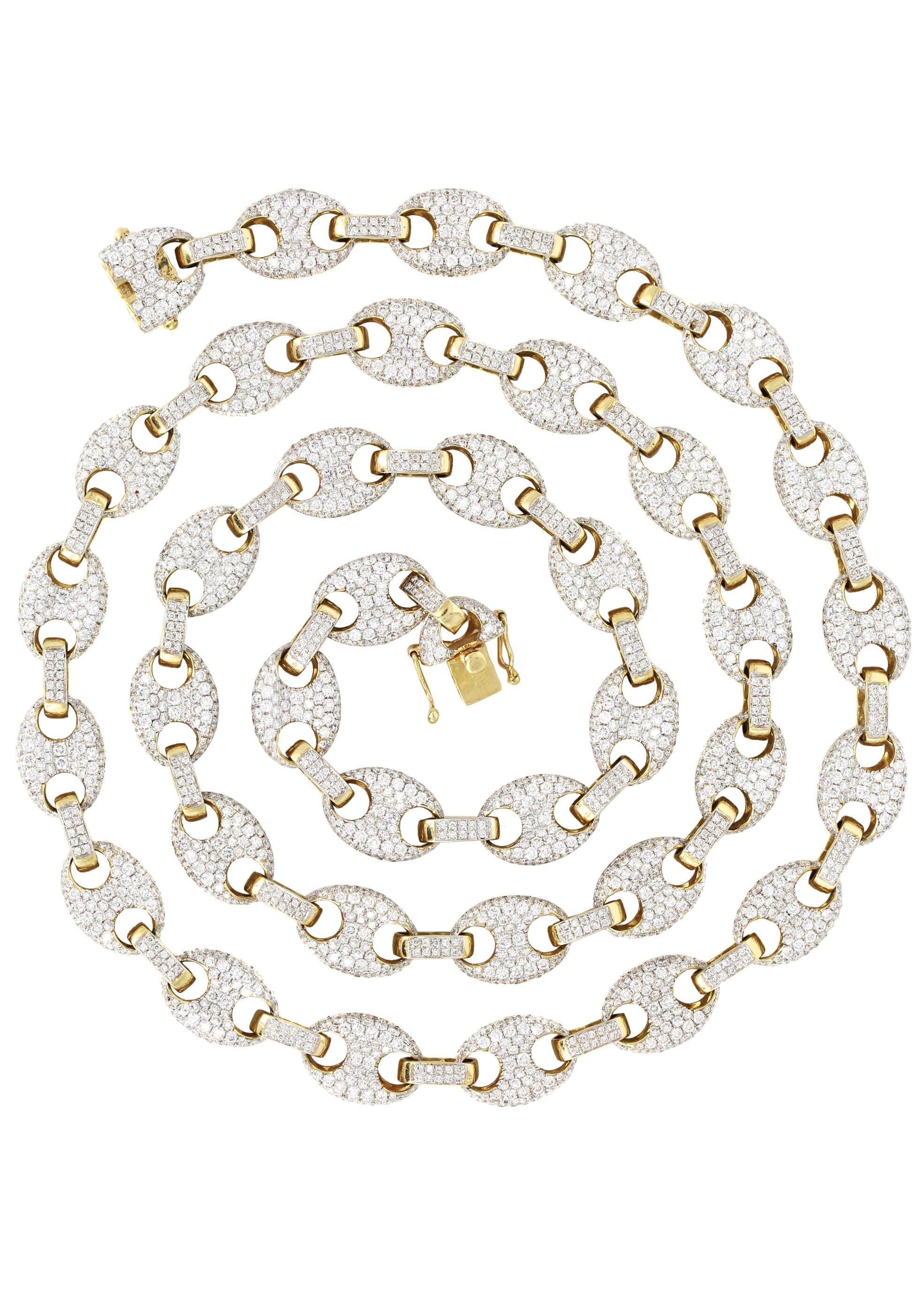 Diamond Yellow Puff Gucci Chain - Image 6