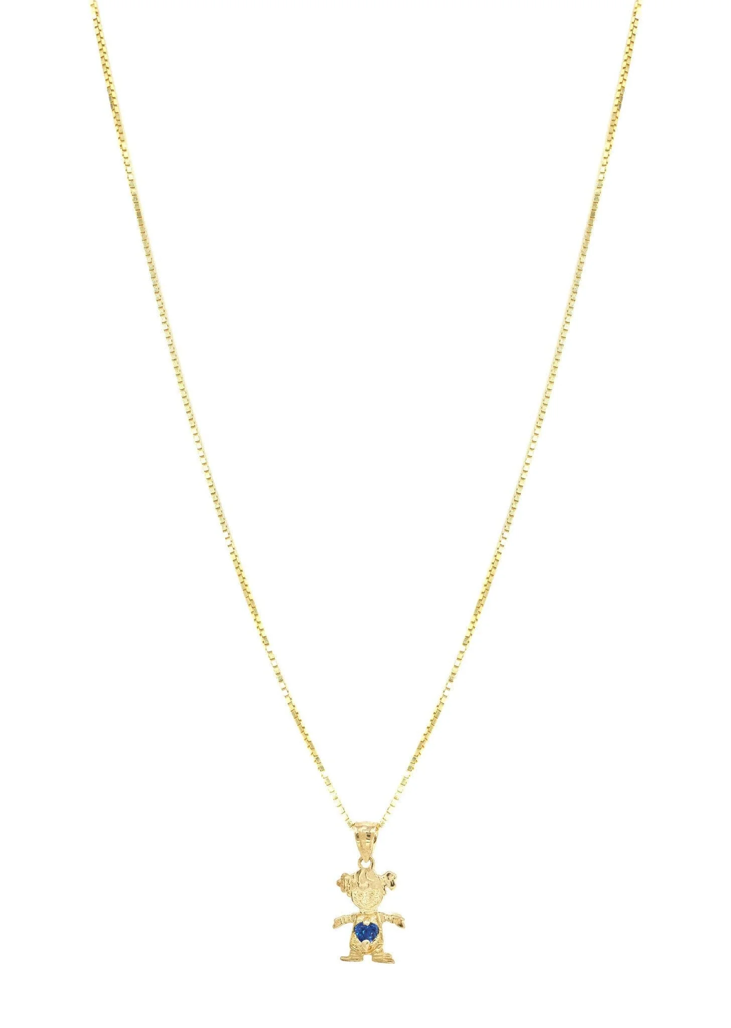 10K Yellow Gold Fancy Link  Children Necklace | Appx. 5.8 Grams - Image 5