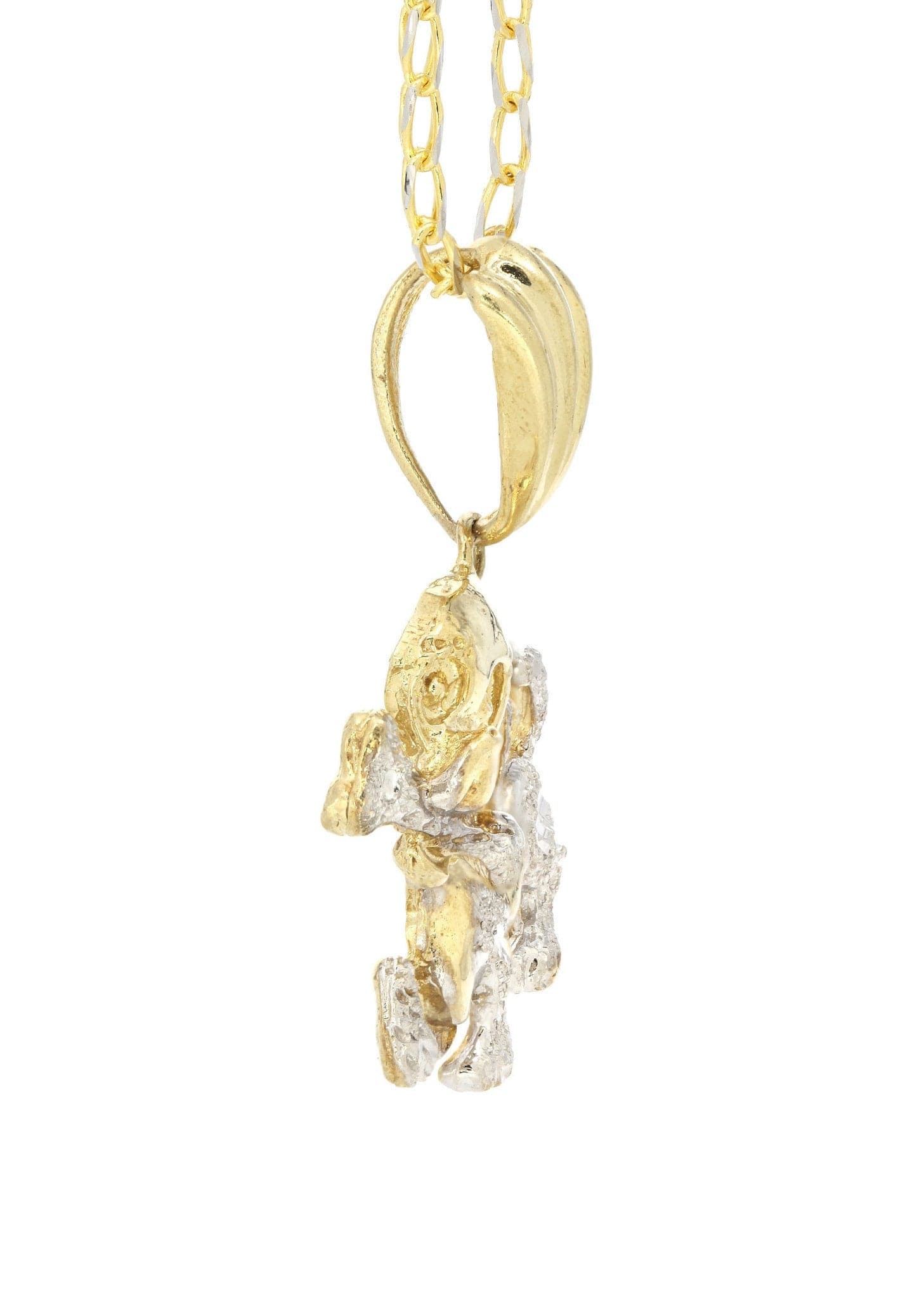 10K Yellow Gold Fancy Link  Dog Necklace | Appx. 18.5 Grams - Image 4