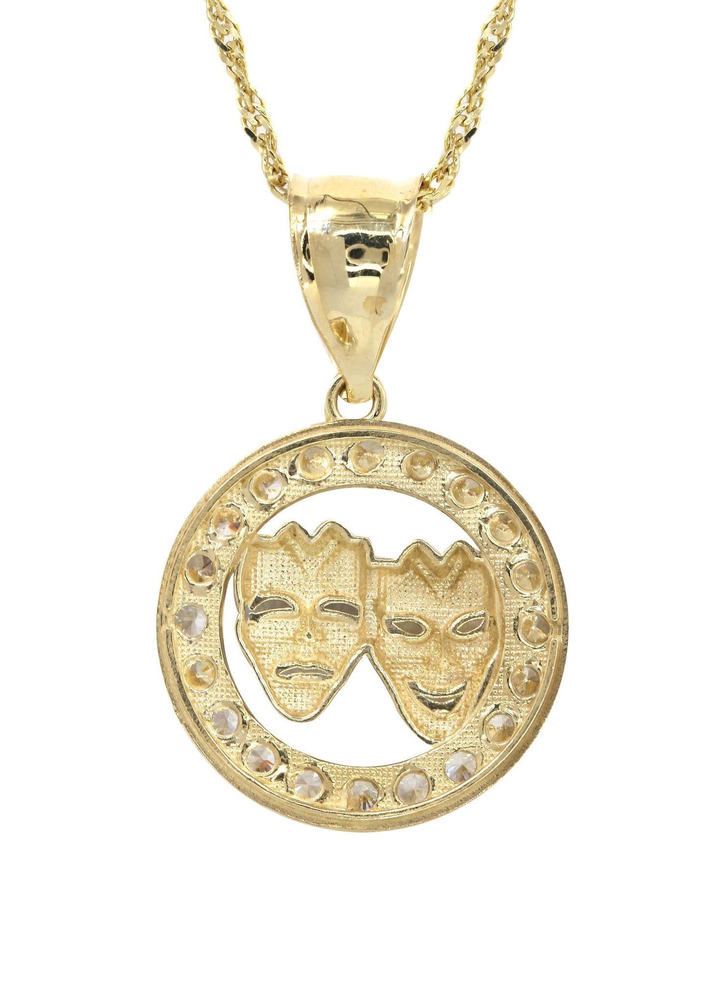 10K Yellow Gold Fancy Link  Theater Necklace | Appx. 5.8 Grams - Image 3
