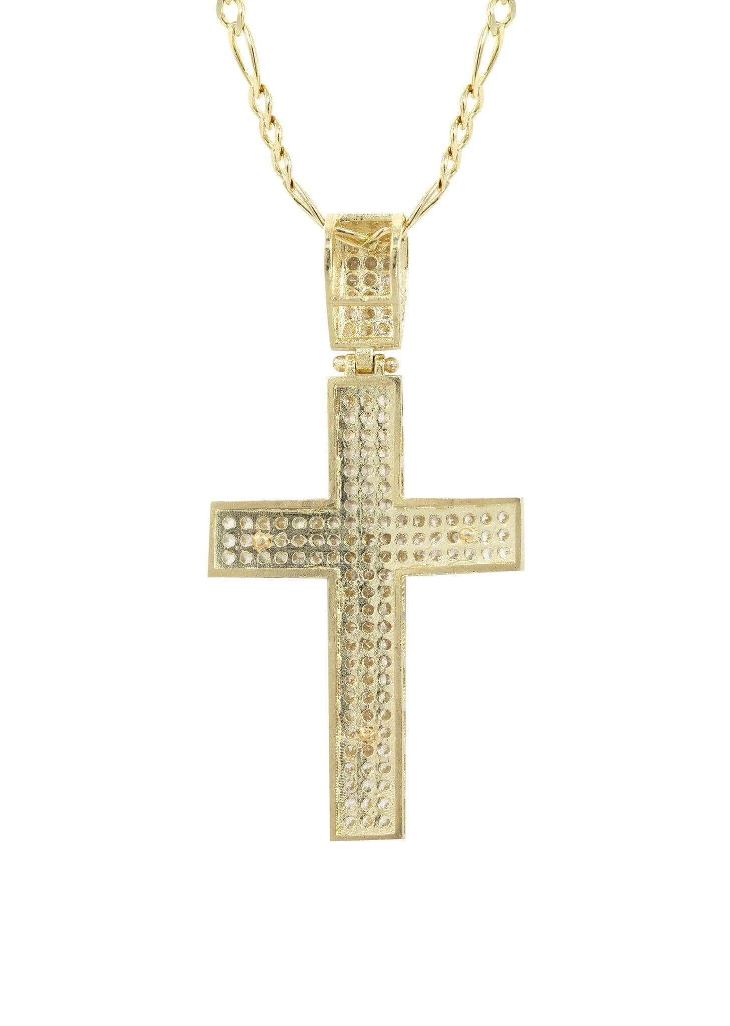 10K Yellow Gold Cross /Crucifix Necklace | Appx. 9.8 Grams - Image 3