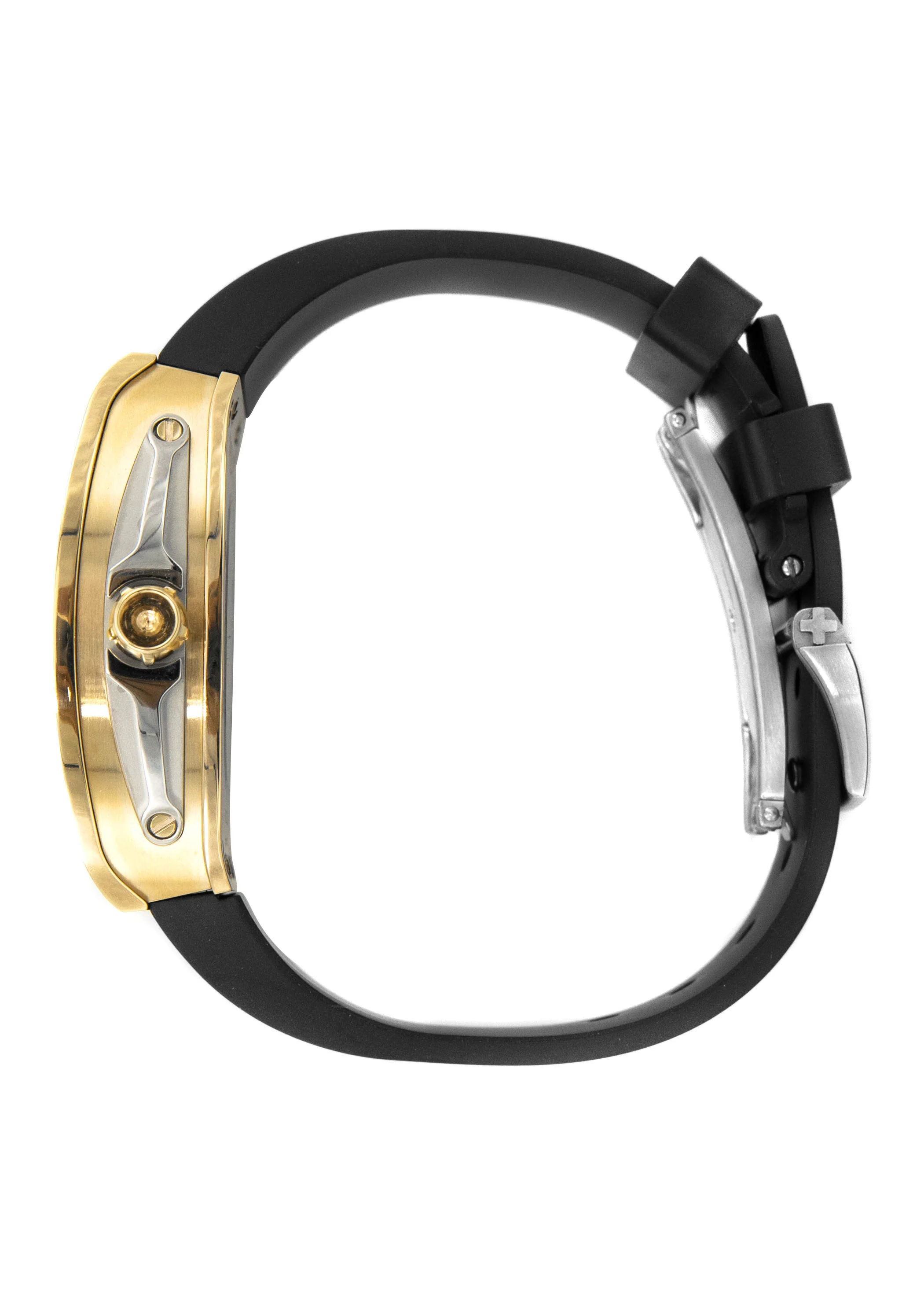 Frost NYC Mens Watch - Automatic Skeleton Sport Gold Watch | FRST-01-CY| Black - Image 4