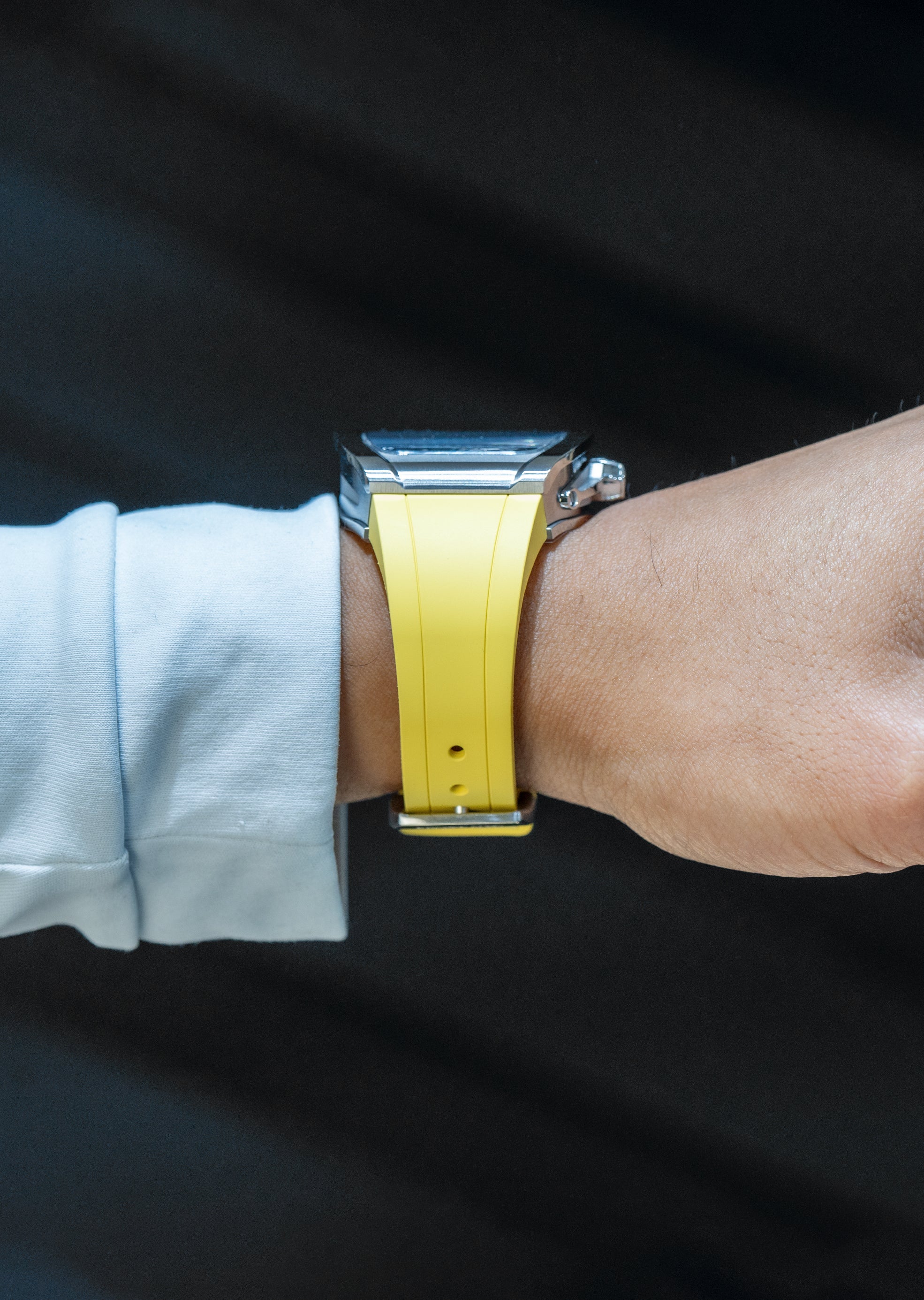 Frost NYC Mens Watch - Automatic Skeleton Stainless Steel Sport Watch | FRST-01-XS | Yellow - Image 3
