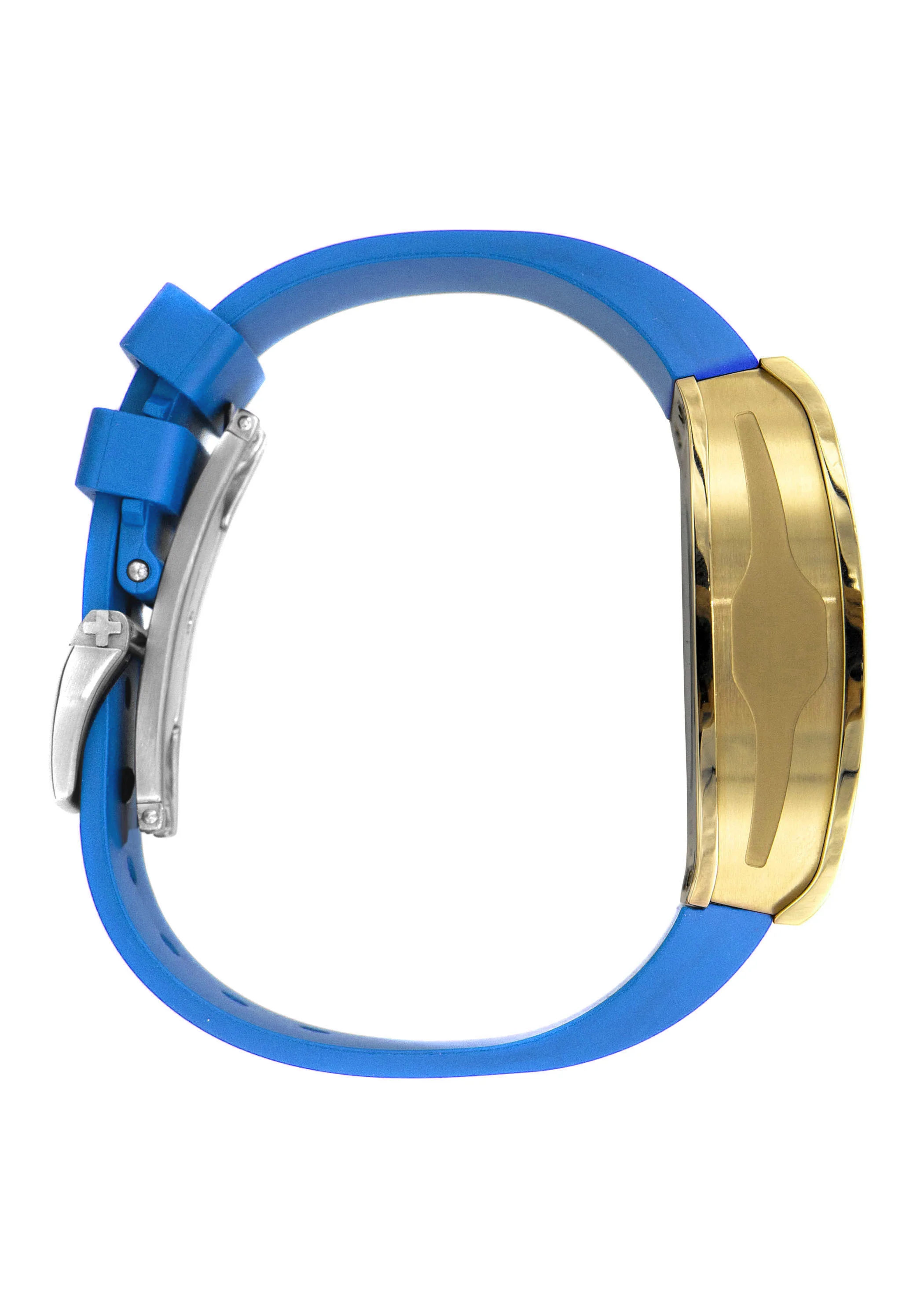 Frost NYC Mens Watch - Automatic  Skeleton Sport Gold Watch | FRST-01-CY| Blue - Image 5