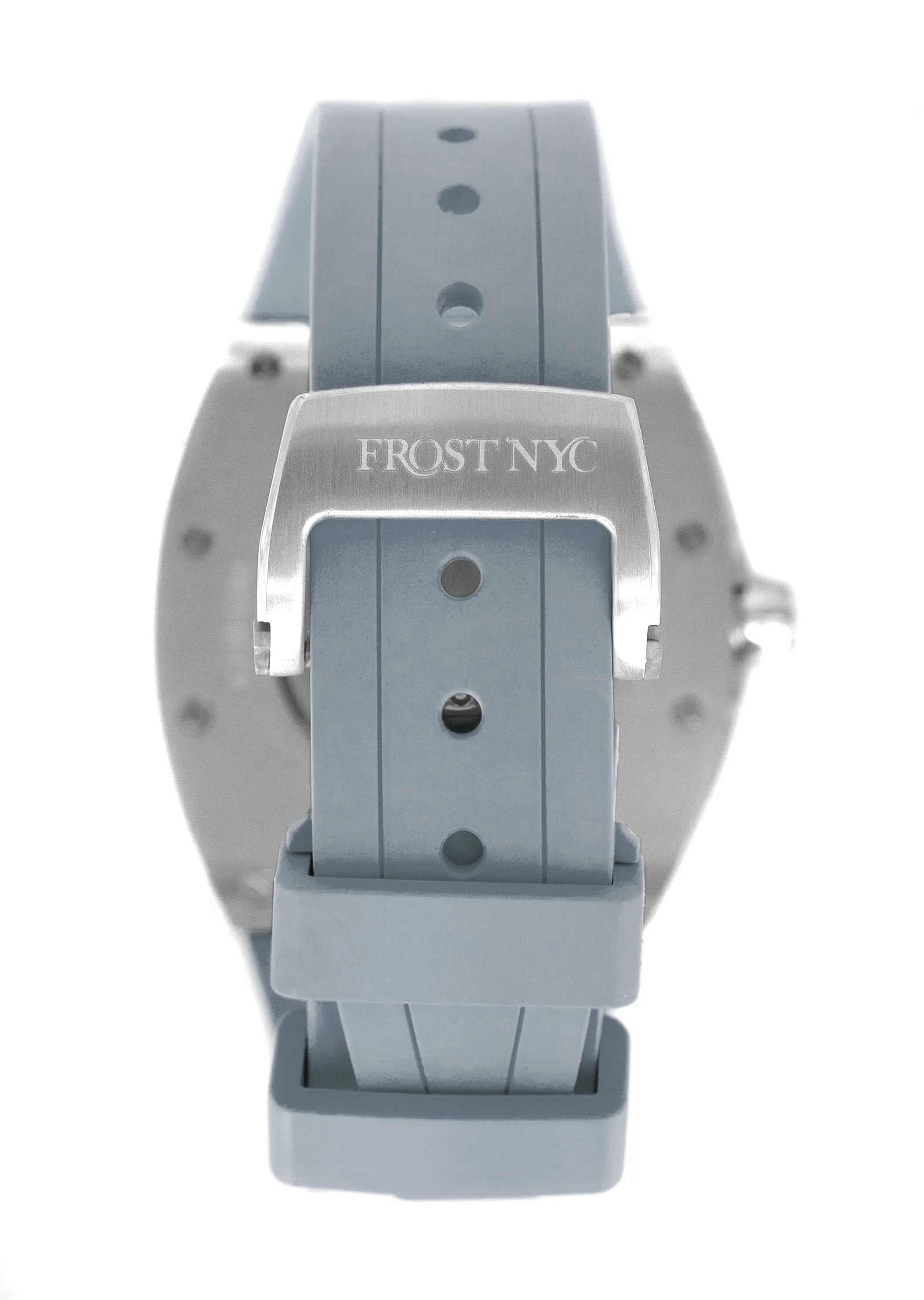 Frost NYC Mens Watch - Automatic Skeleton Stainless Steel Sport Diamond Watch | FRST-01-XS-D | Gray - Image 5