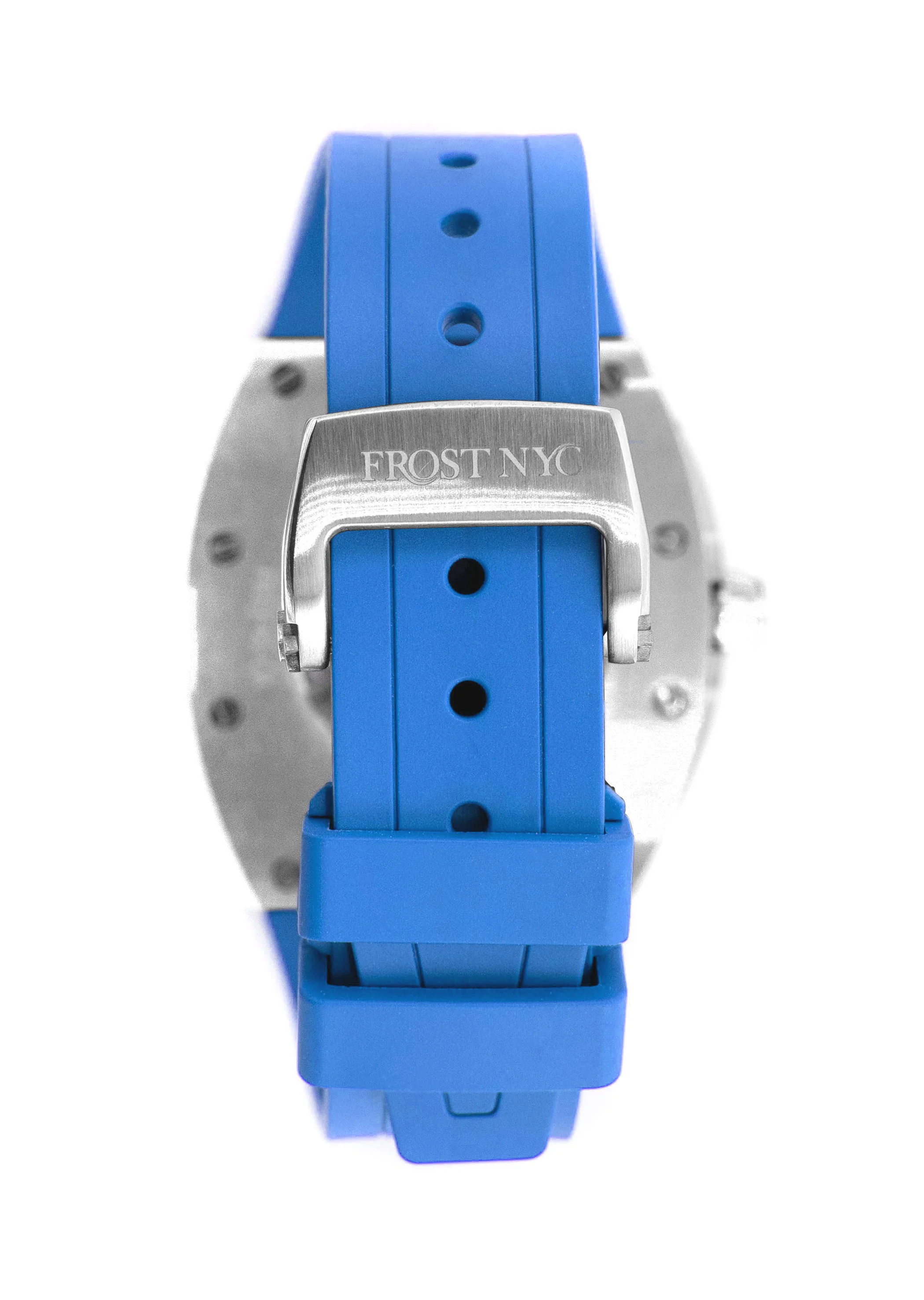 Frost NYC Mens Watch - Automatic Skeleton Stainless Steel Sport Watch | FRST-01-XS | Blue - Image 7
