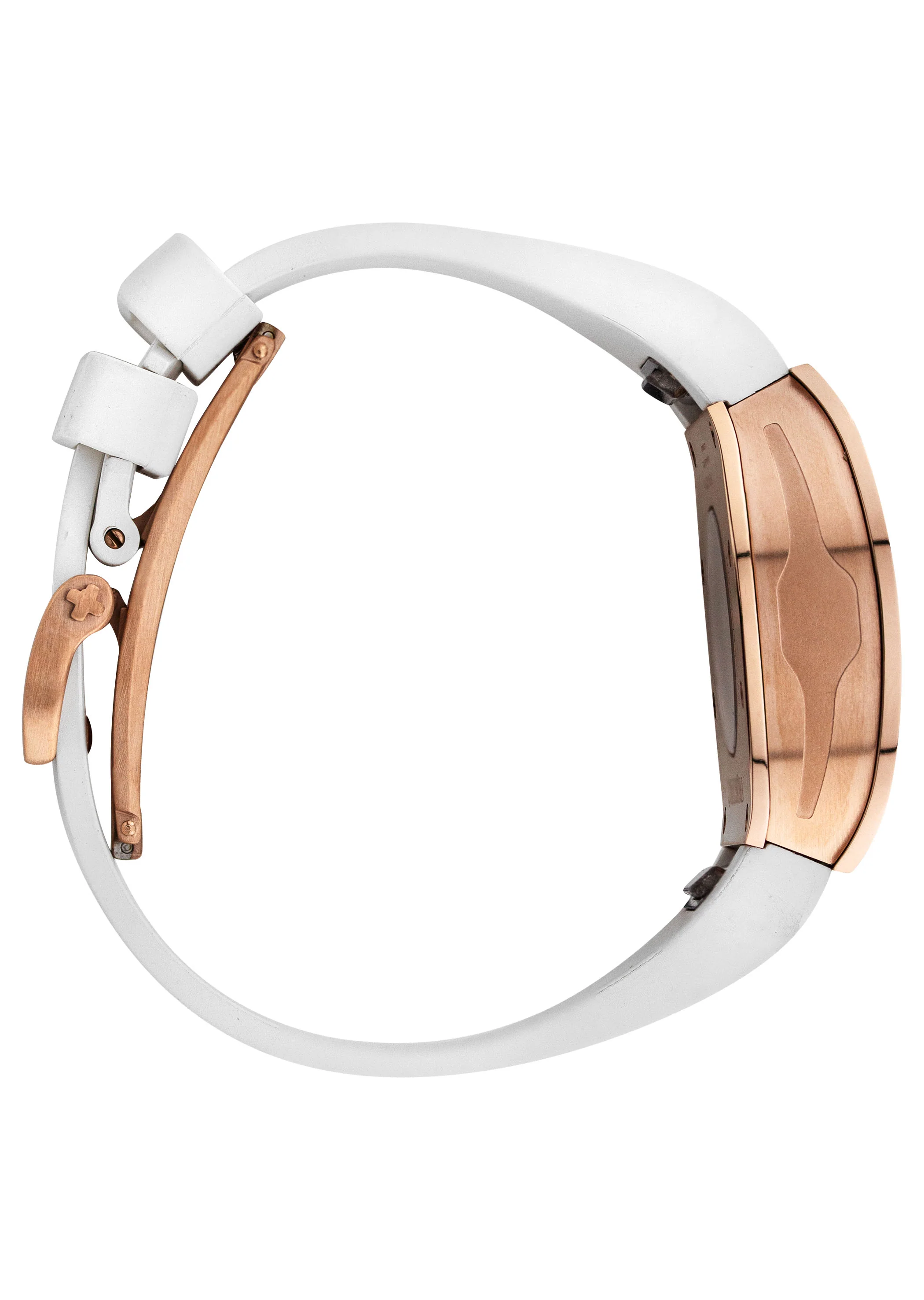 Frost NYC Diamond Evolution Women's Watch - Automatic Skeleton Rose Triangle | WFRST-01-TD-R White Band | Pre - Sale - Image 5