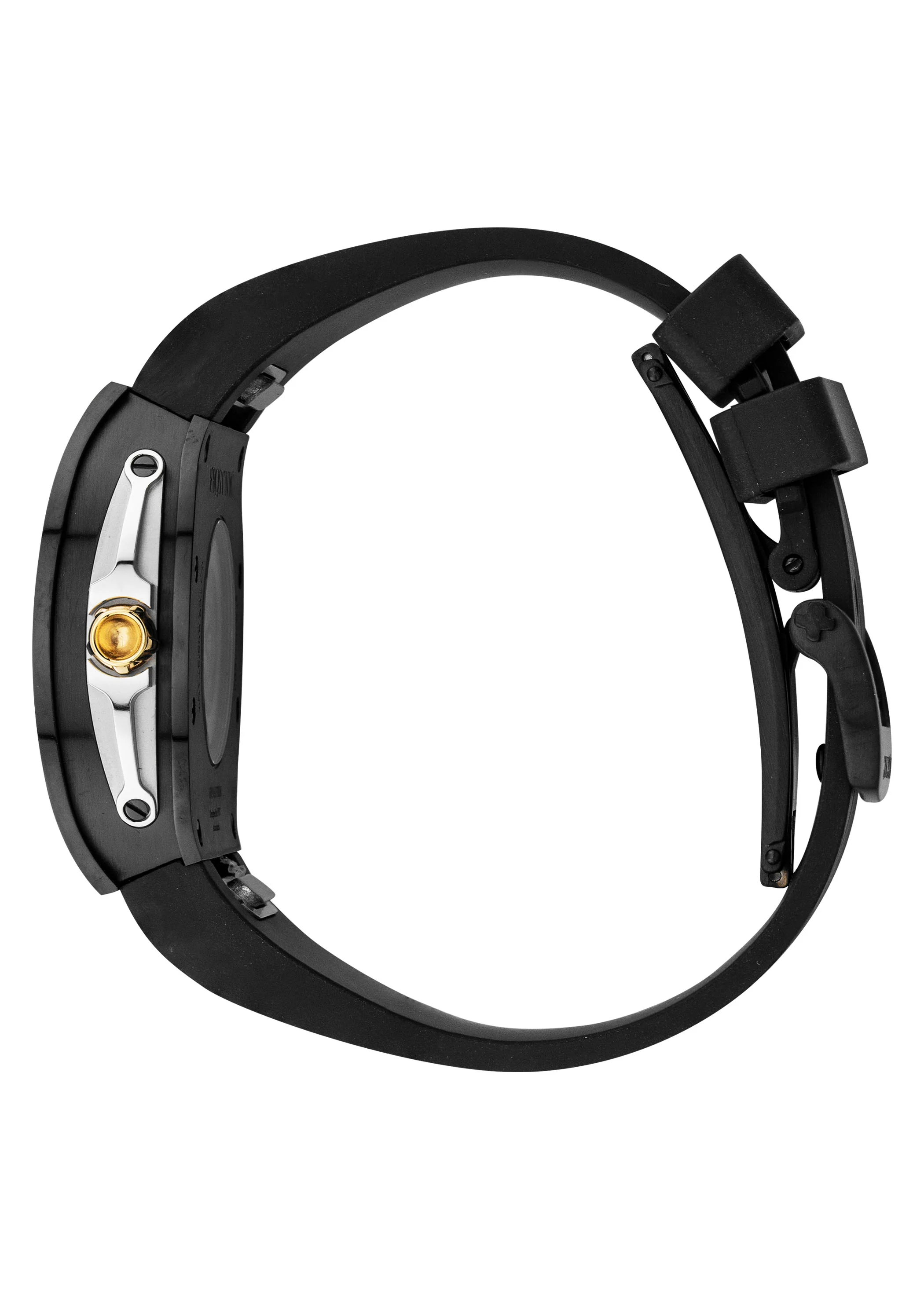 Frost NYC Womens Watch - Automatic Skeleton Black DLC Black| WFRST-01-T-B Black Band | Pre - Sale - Image 4