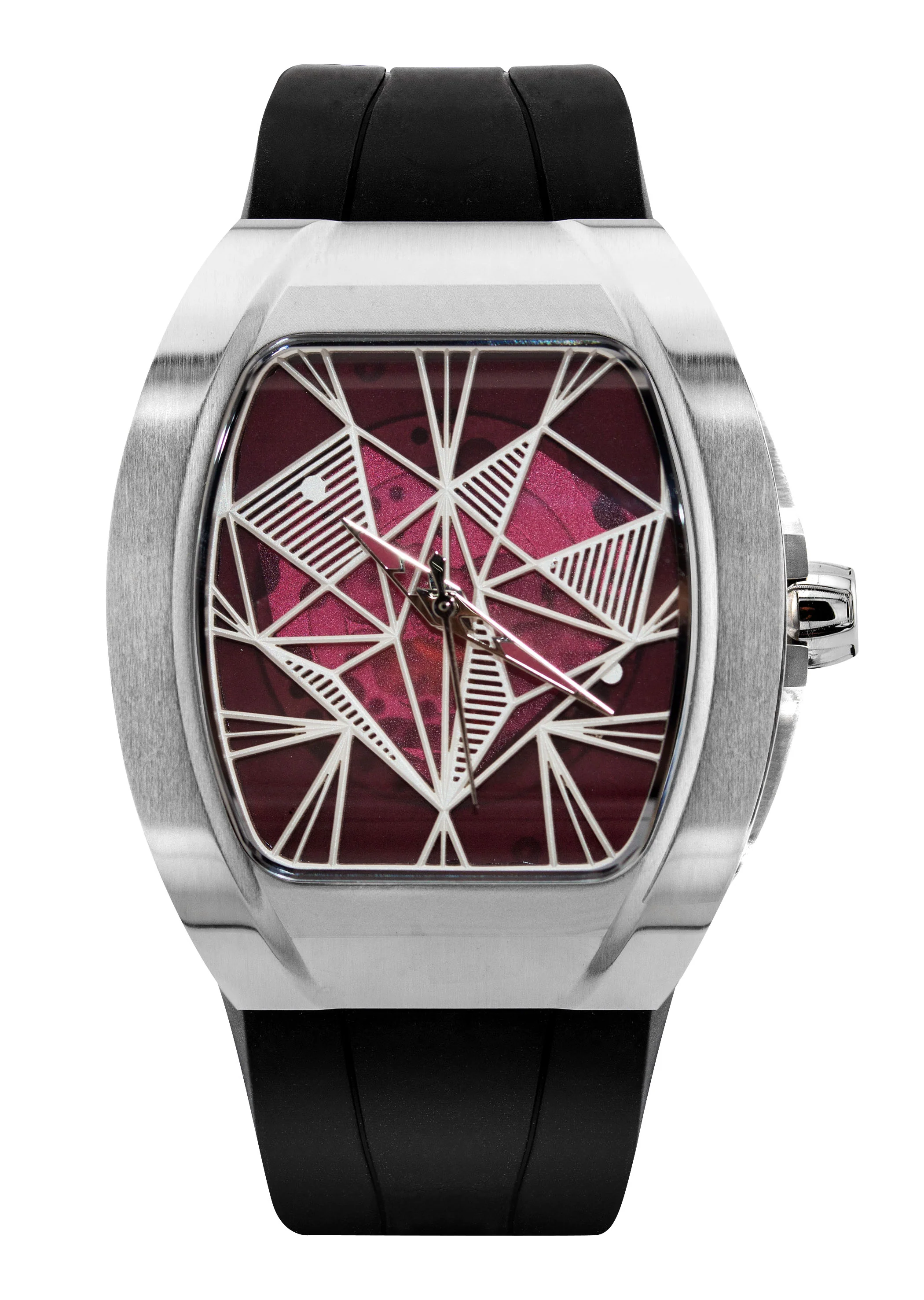 Frost NYC Evolution Women's Watch - Automatic Skeleton Steel Caged Heart | WFRST-01-H-S Black Band | Pre - Sale