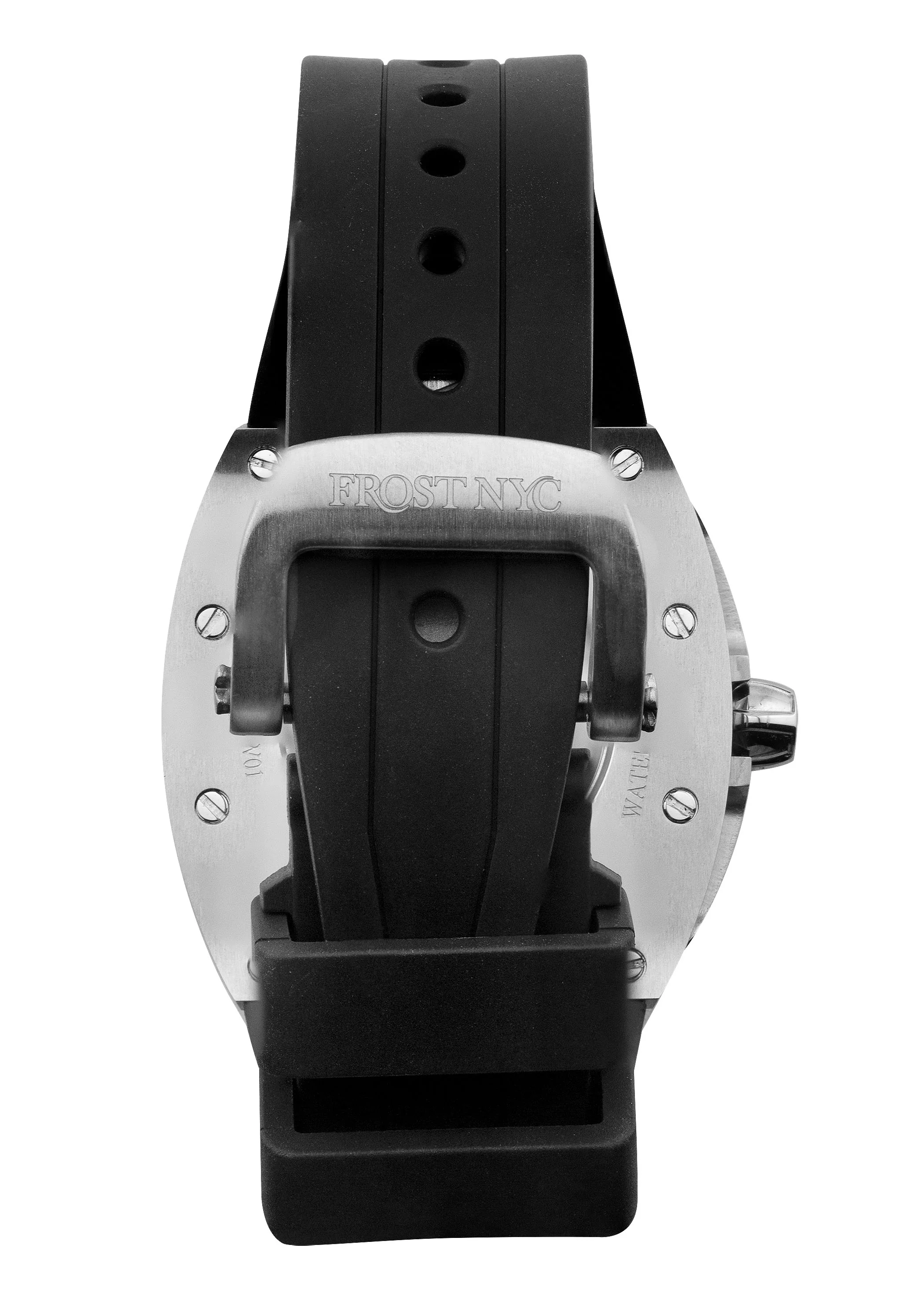 Frost NYC Evolution Women's Watch - Automatic Skeleton Steel Caged Heart | WFRST-01-H-S Black Band | Pre - Sale - Image 7