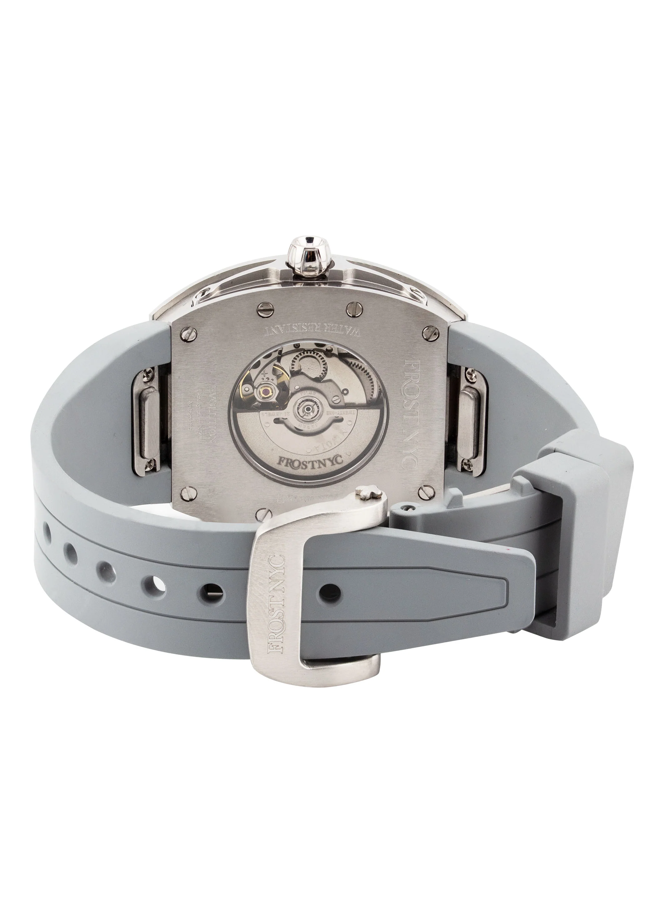 Frost NYC Evolution Women's Watch - Automatic Skeleton Leaves Steel | WFRST-01-LD-S GREY BAND | Pre - Sale - Image 10
