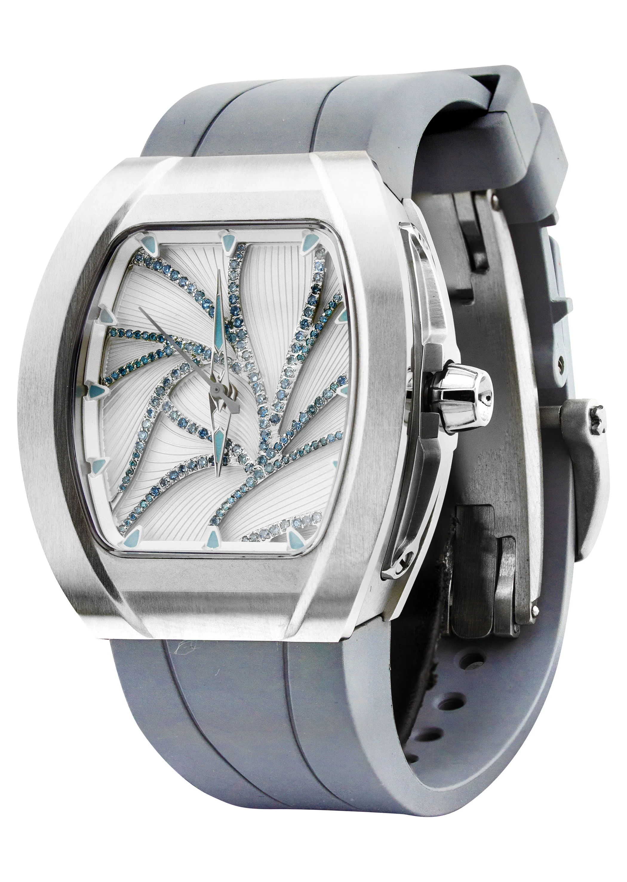 Frost NYC Evolution Women's Watch - Automatic Skeleton Leaves Steel | WFRST-01-LD-S GREY BAND | Pre - Sale - Image 6