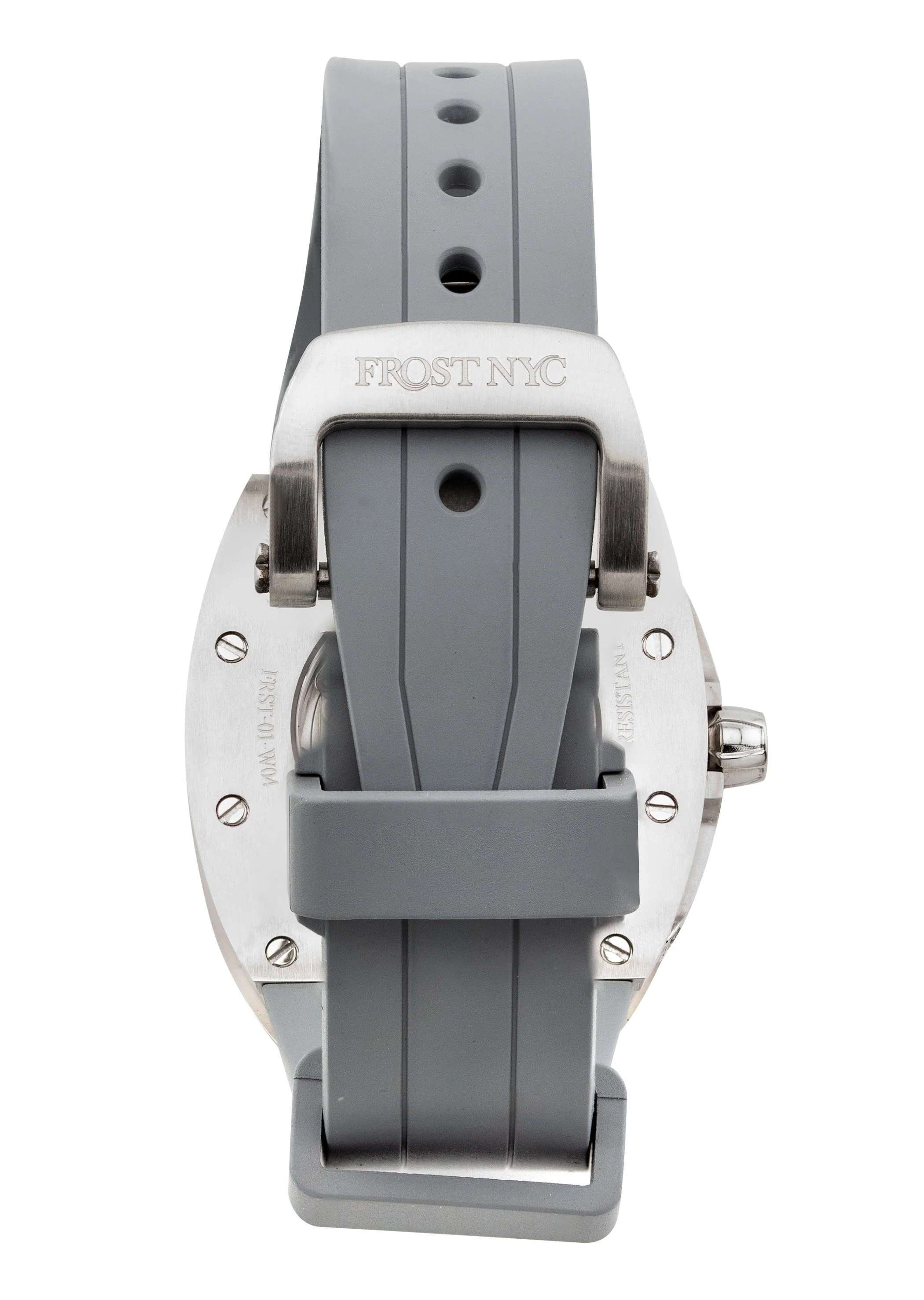 Frost NYC Evolution Women's Watch - Automatic Skeleton Leaves Steel | WFRST-01-LD-S GREY BAND | Pre - Sale - Image 7