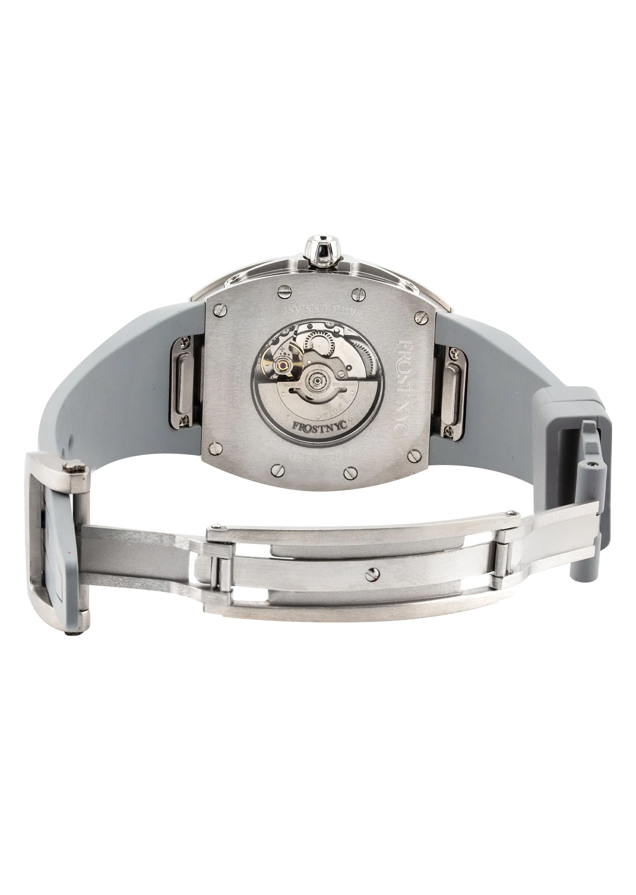 Frost NYC Evolution Women's Watch - Automatic Skeleton Leaves Steel | WFRST-01-LD-S GREY BAND | Pre - Sale - Image 9