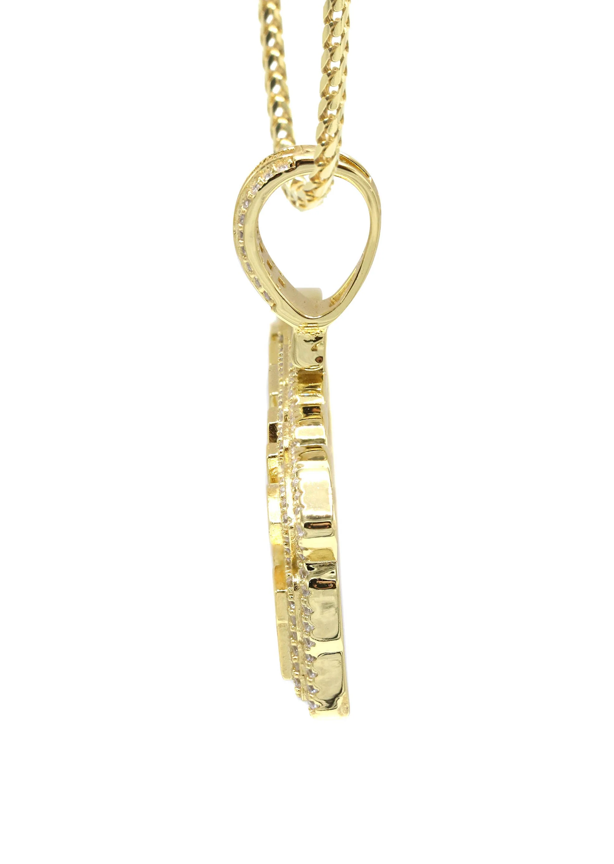 Silver Necklace - Gold KING Necklace | 28.4 Grams - Image 4