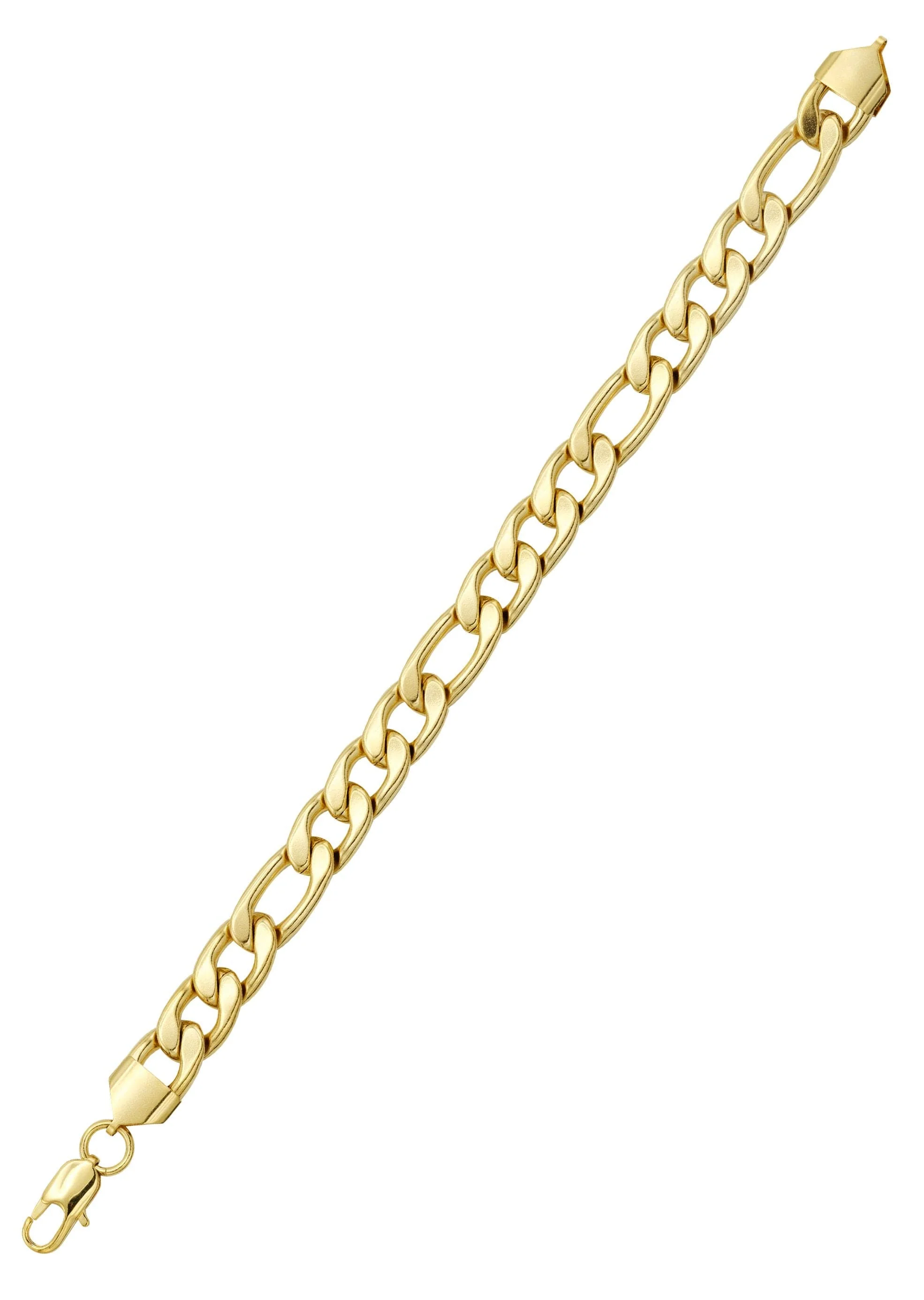 Gold Plated Figaro Bracelet - Image 3