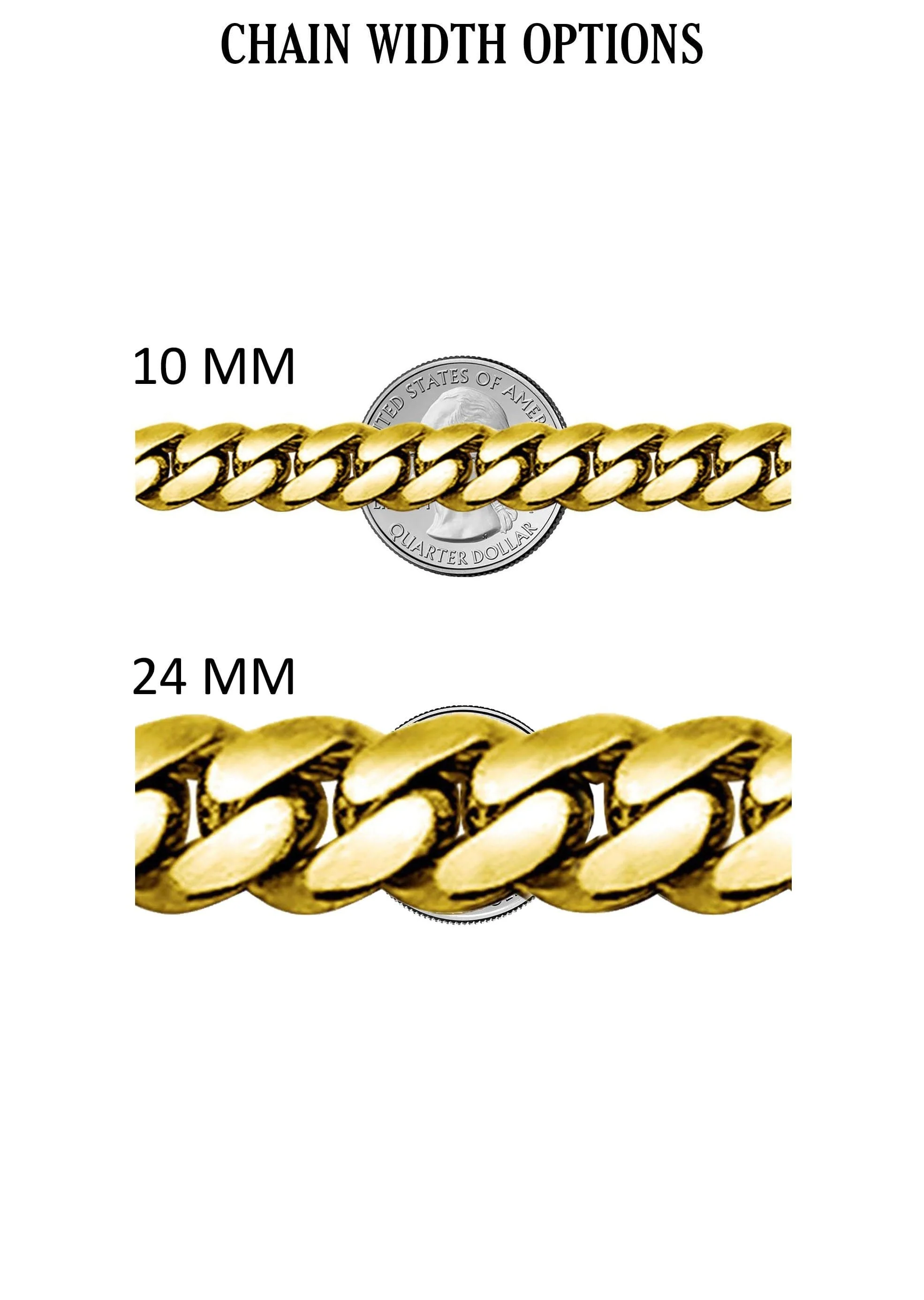 Gold Plated Iced Out Gucci Chain - Image 6