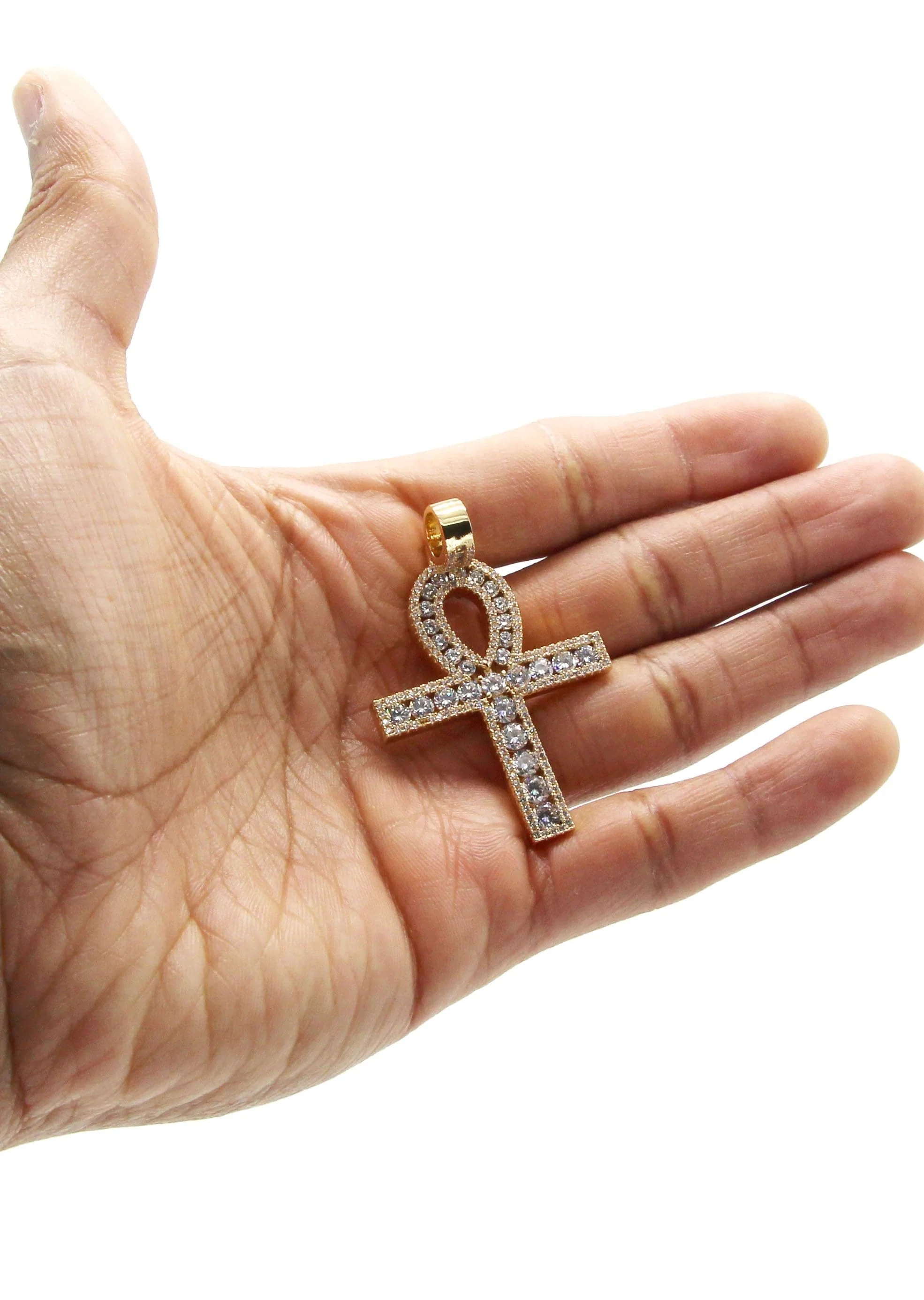 Gold Plated Ankh Pendant | 11.7 Grams - Image 4