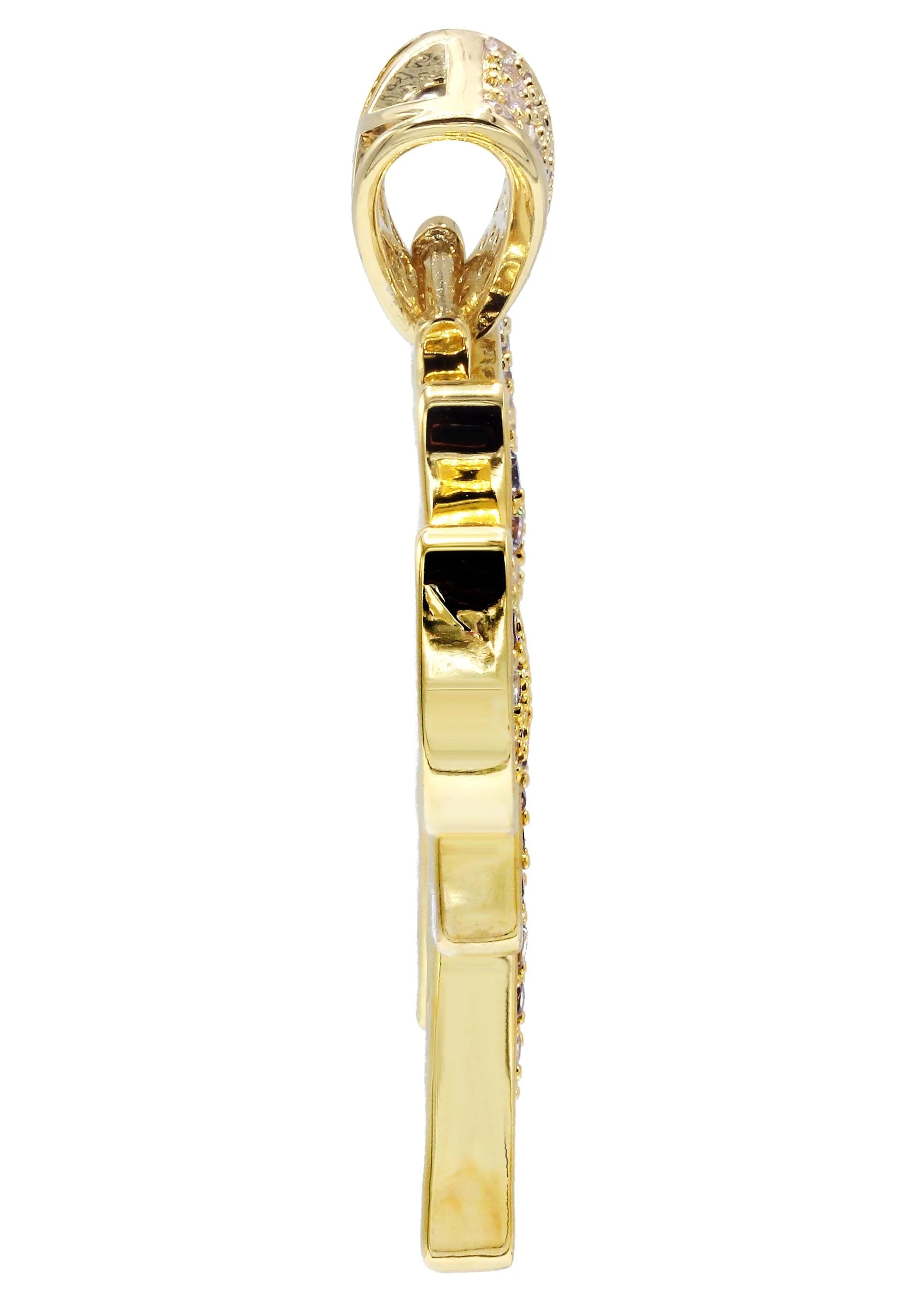 Mens Gold Plated Chai Pendant | 11.4 Grams - Image 3