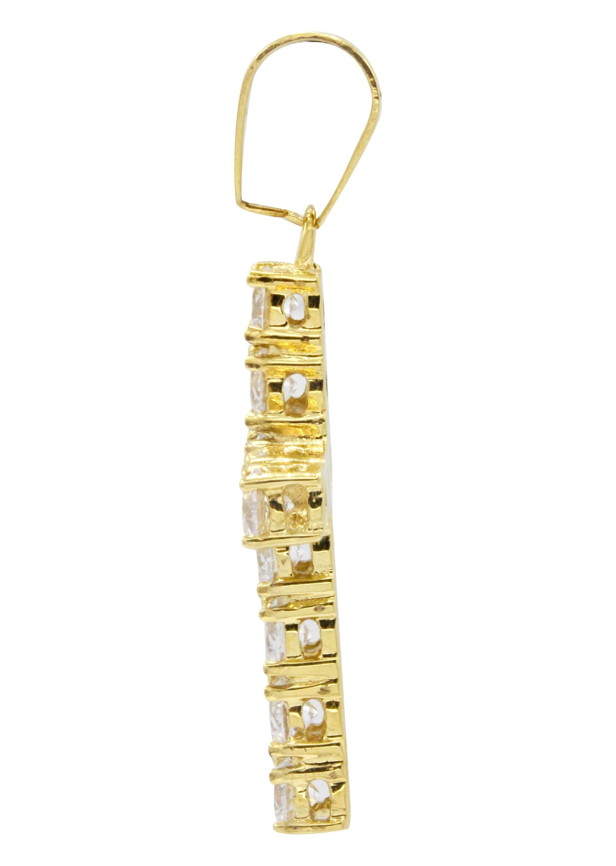Mens Gold Plated Cross Pendant | 4.4 Grams - Image 3