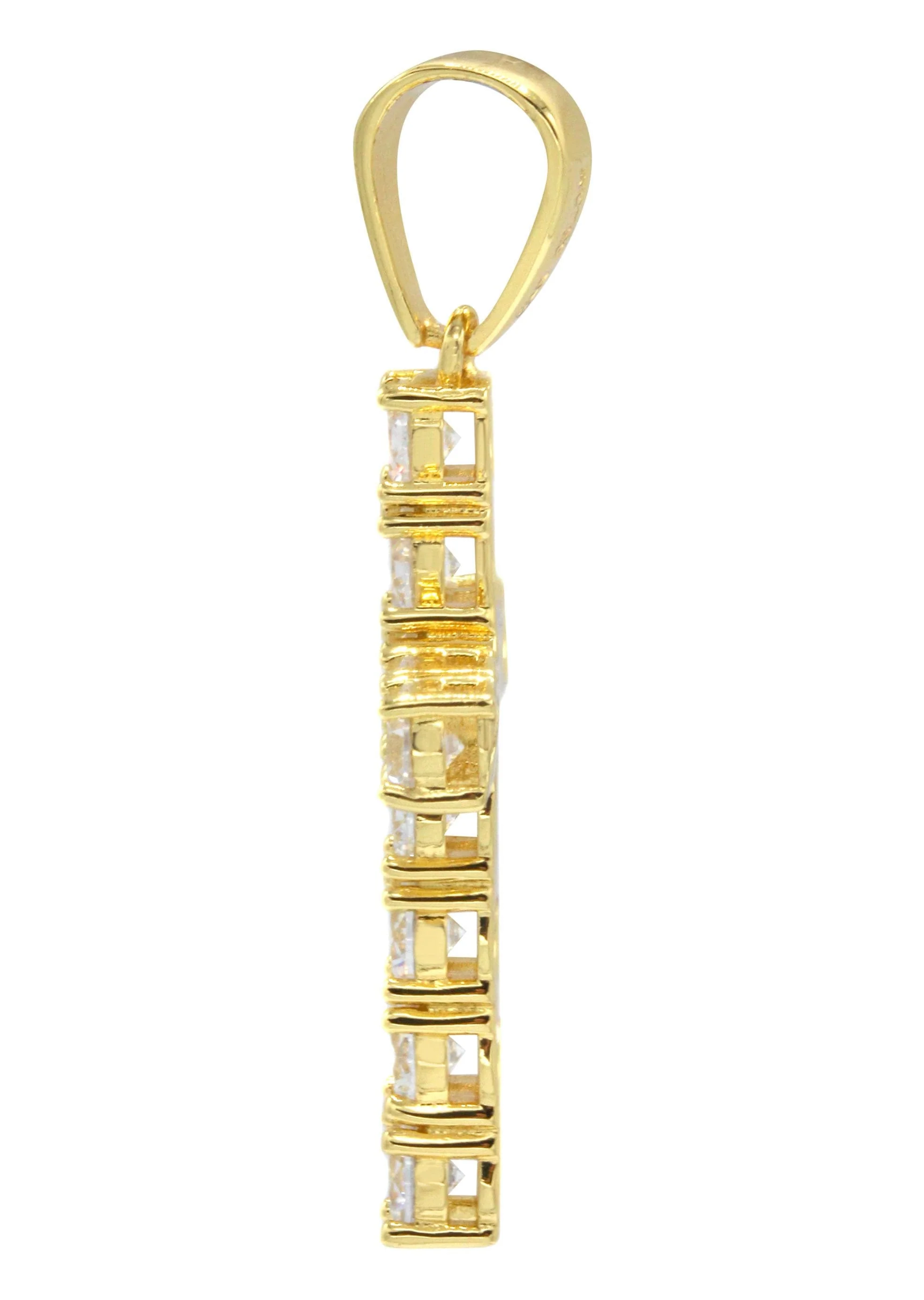 Mens Gold Plated Cross Pendant | 5 Grams - Image 3