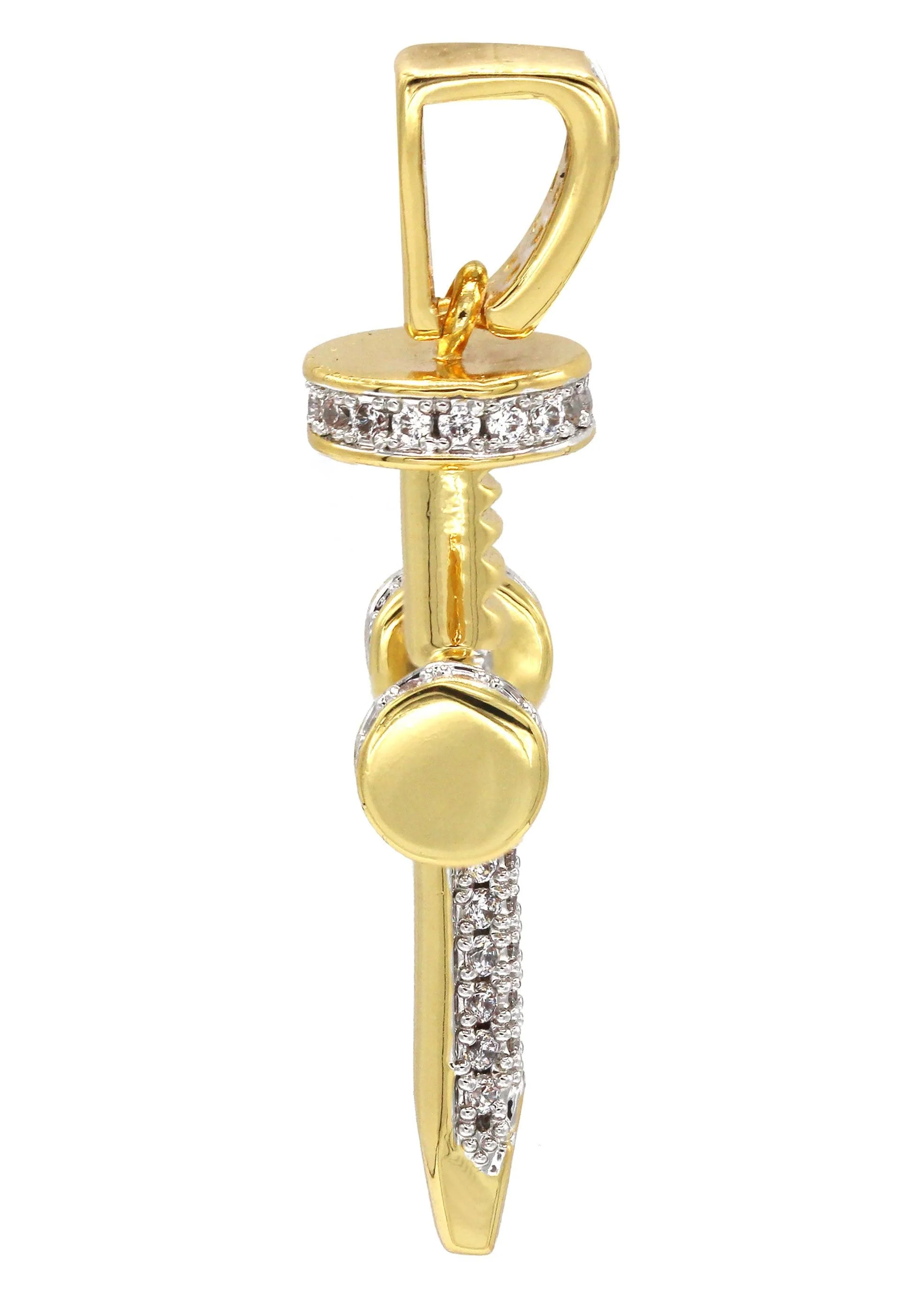 Mens Gold Plated Cross Pendant | 7 Grams - Image 3