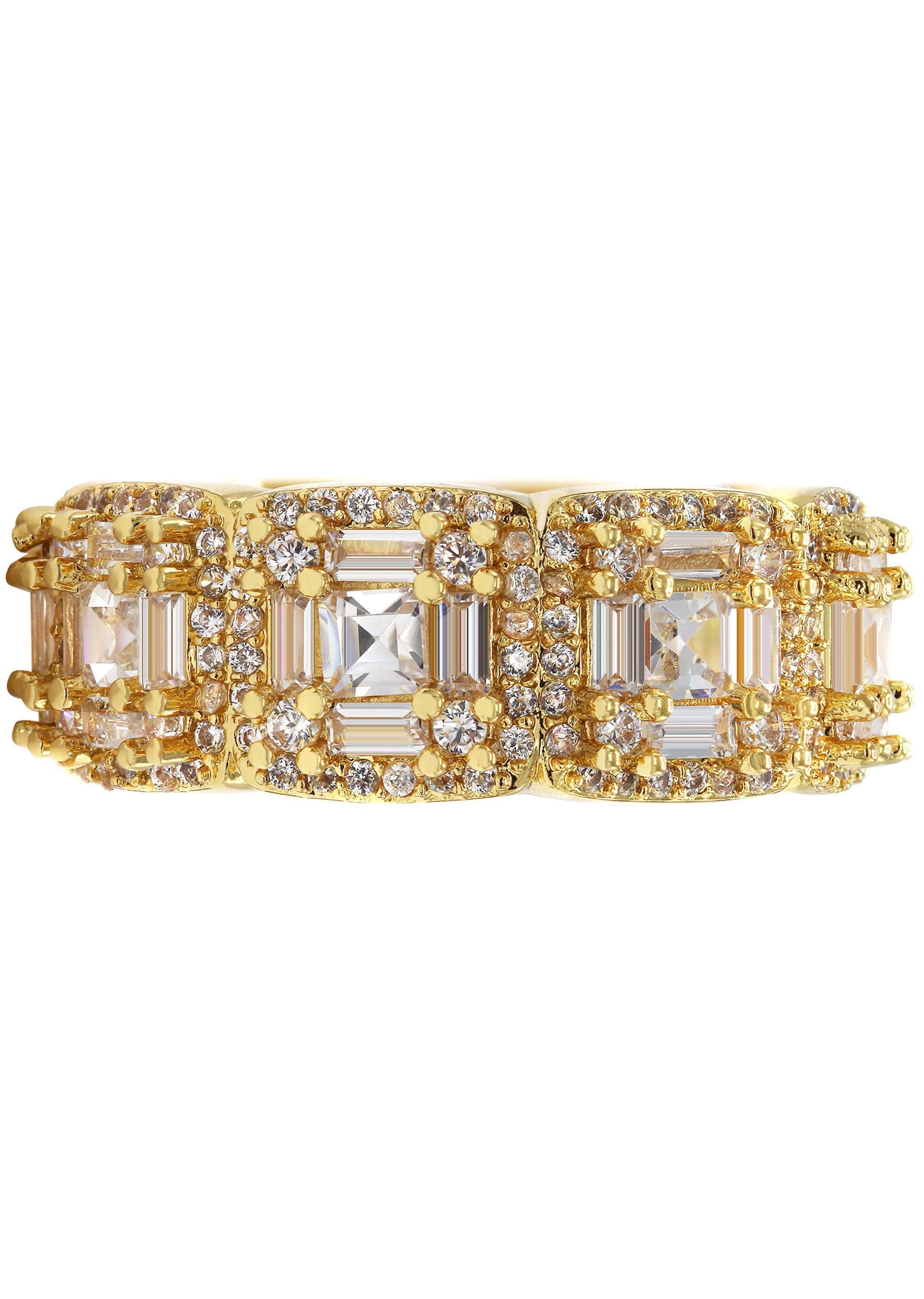 Gold Plated Eternity Ring | 6.8 Grams - Image 3