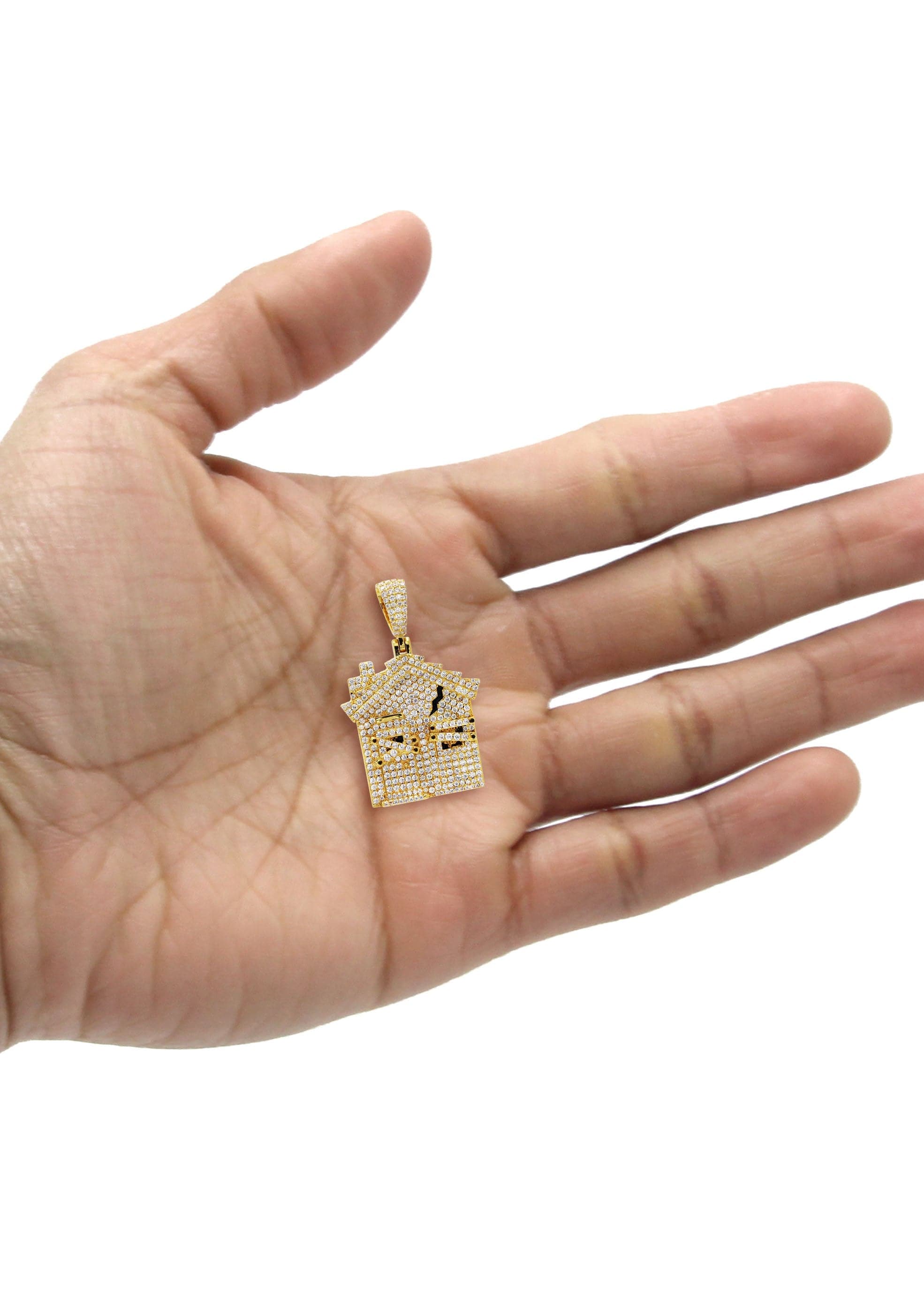 Gold Plated House Pendant | 18.7 Grams - Image 4