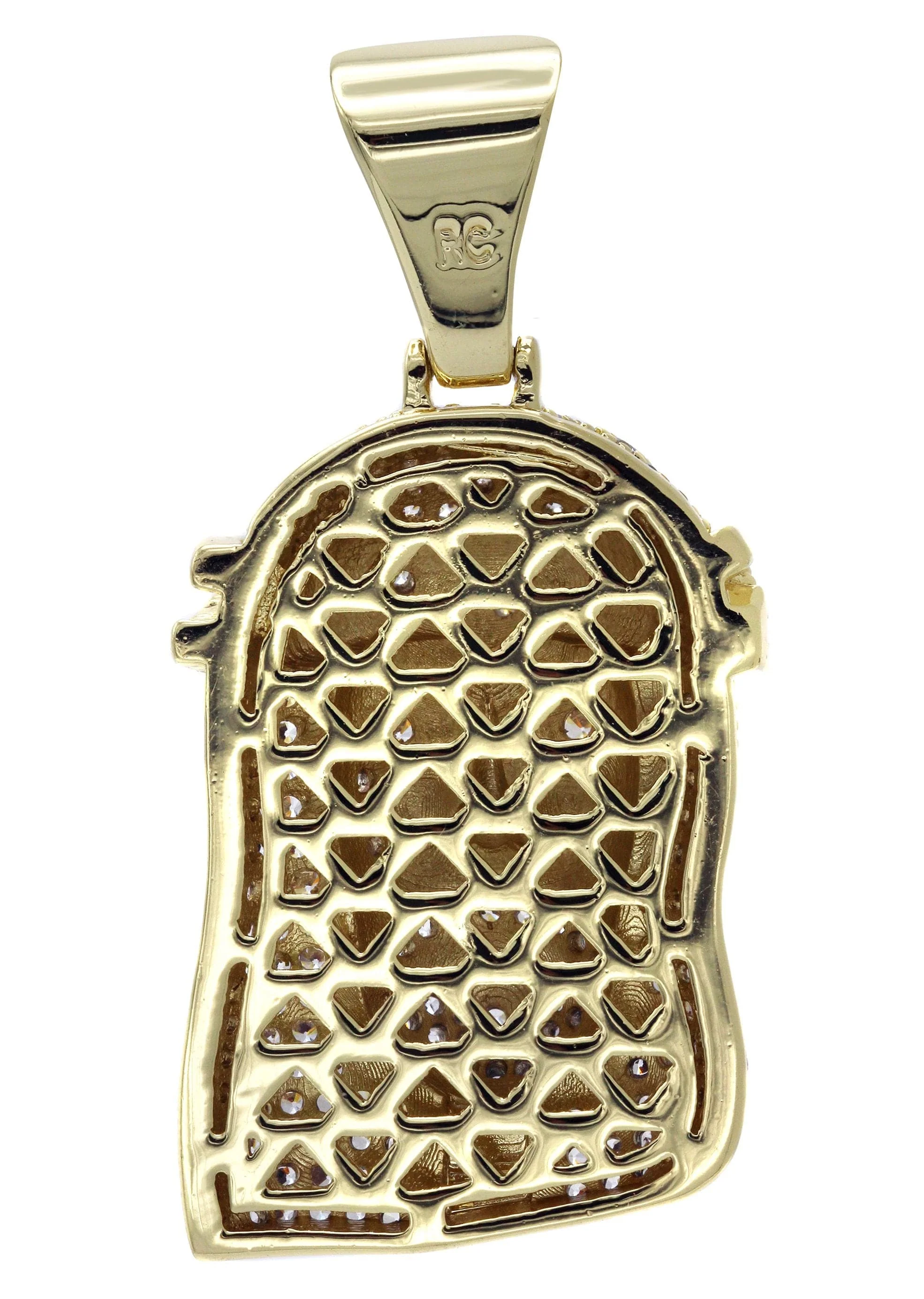 Gold Plated Jesus Head Pendant | 14.8 Grams - Image 2