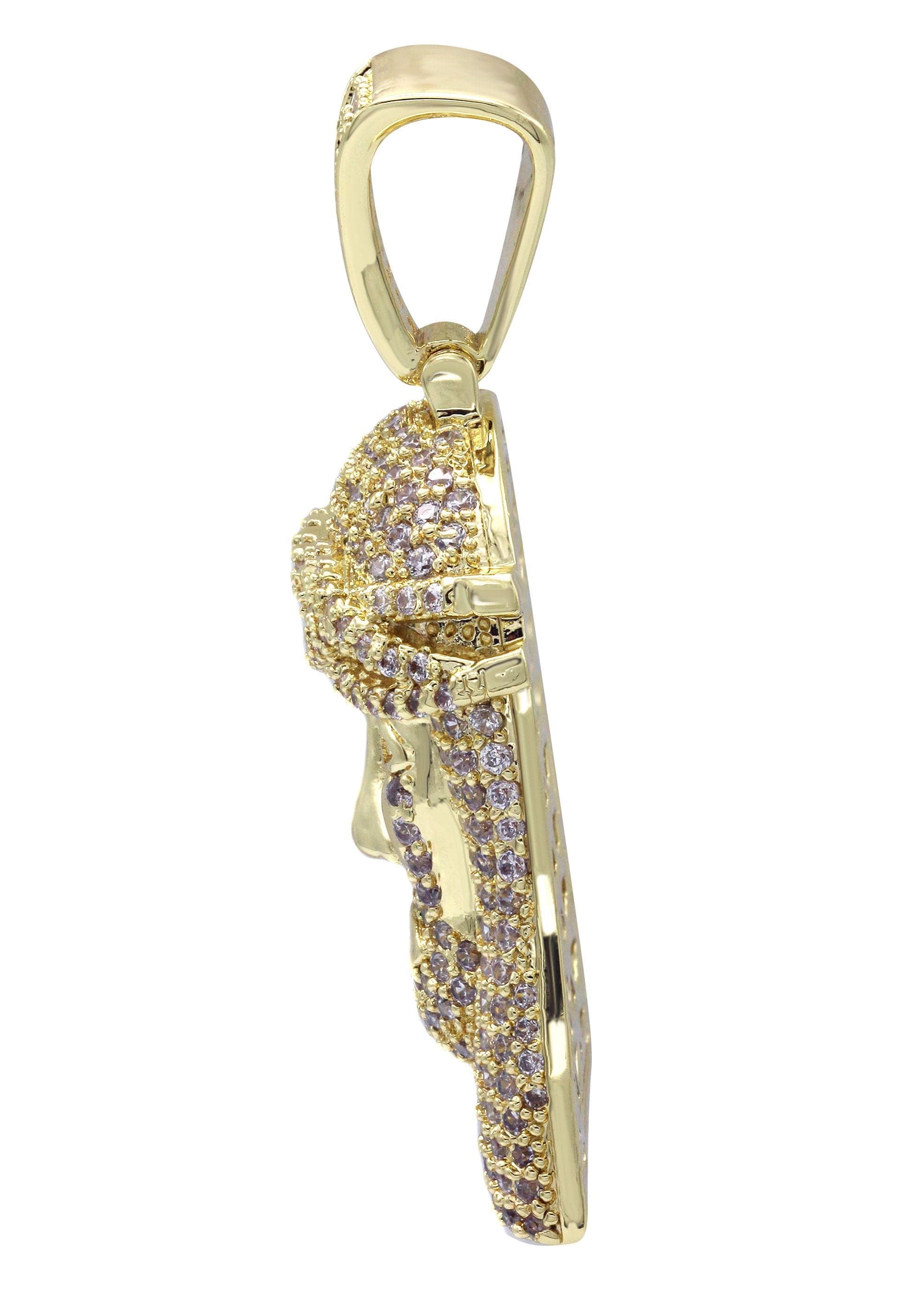 Gold Plated Jesus Head Pendant | 14.8 Grams - Image 3