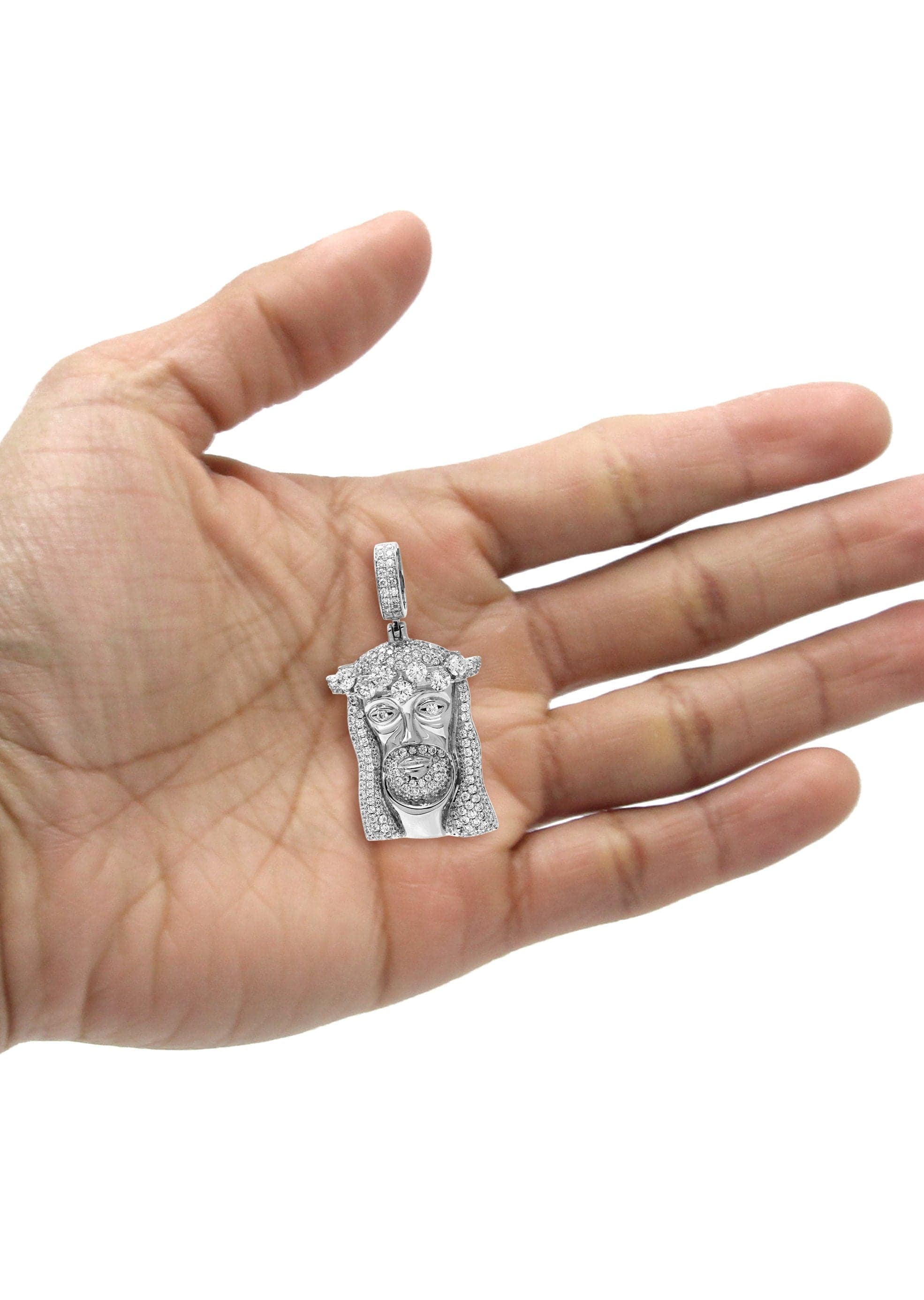 Gold Plated Jesus Head Pendant | 26.7 Grams - Image 4