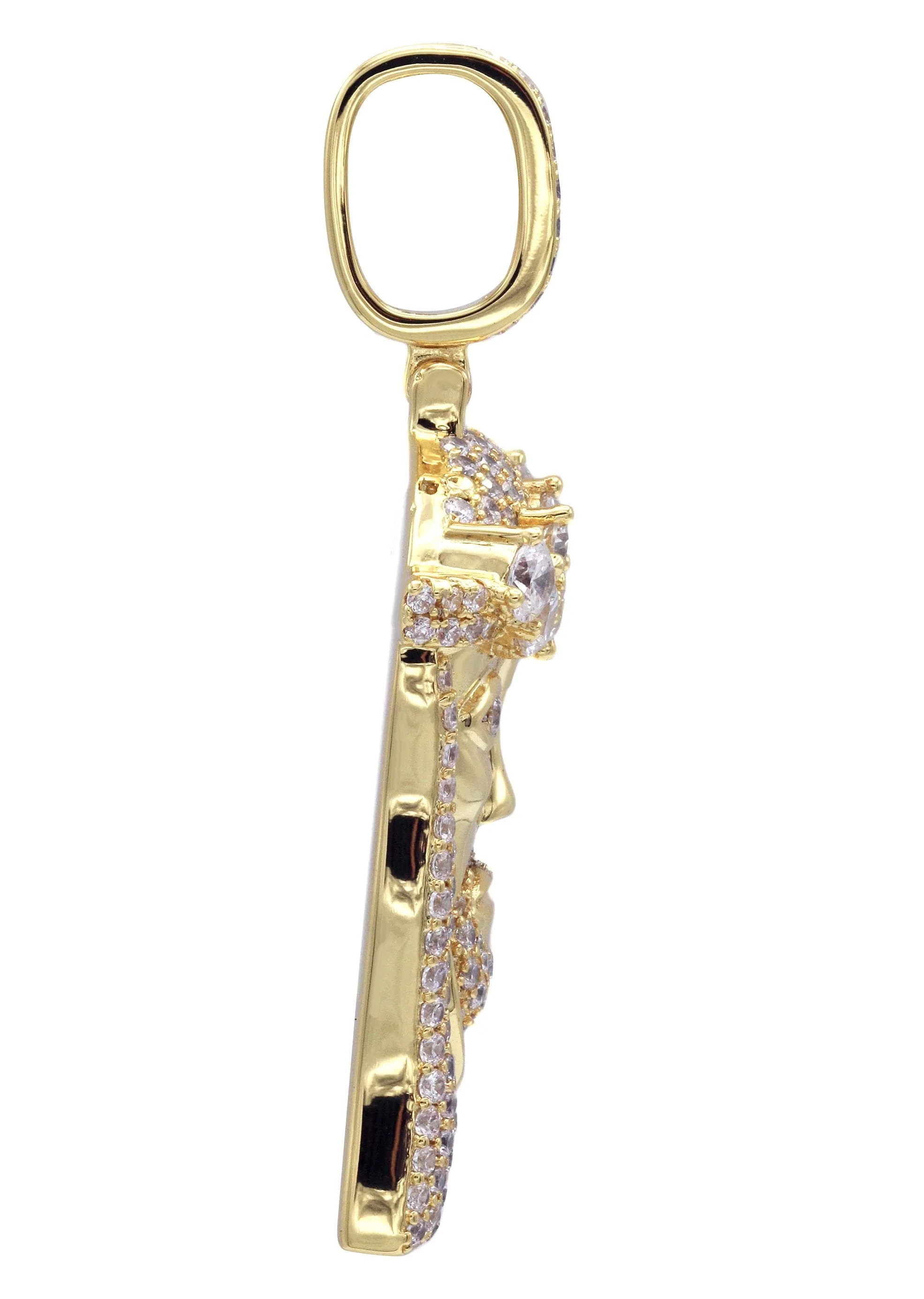 Gold Plated Jesus Head Pendant | 26.7 Grams - Image 3
