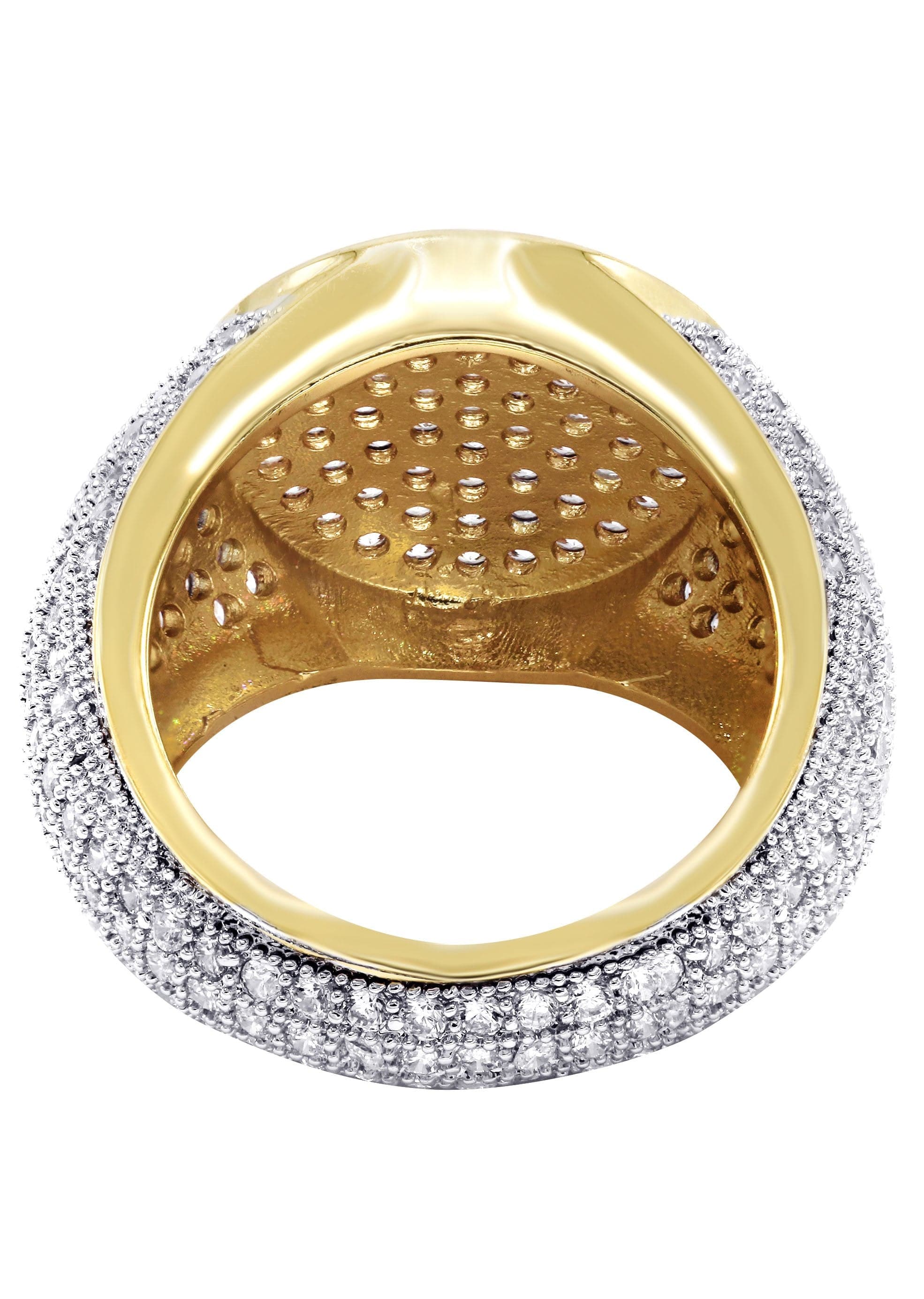 Mens Gold Plated Pinky Ring | 10.5 Grams - Image 2