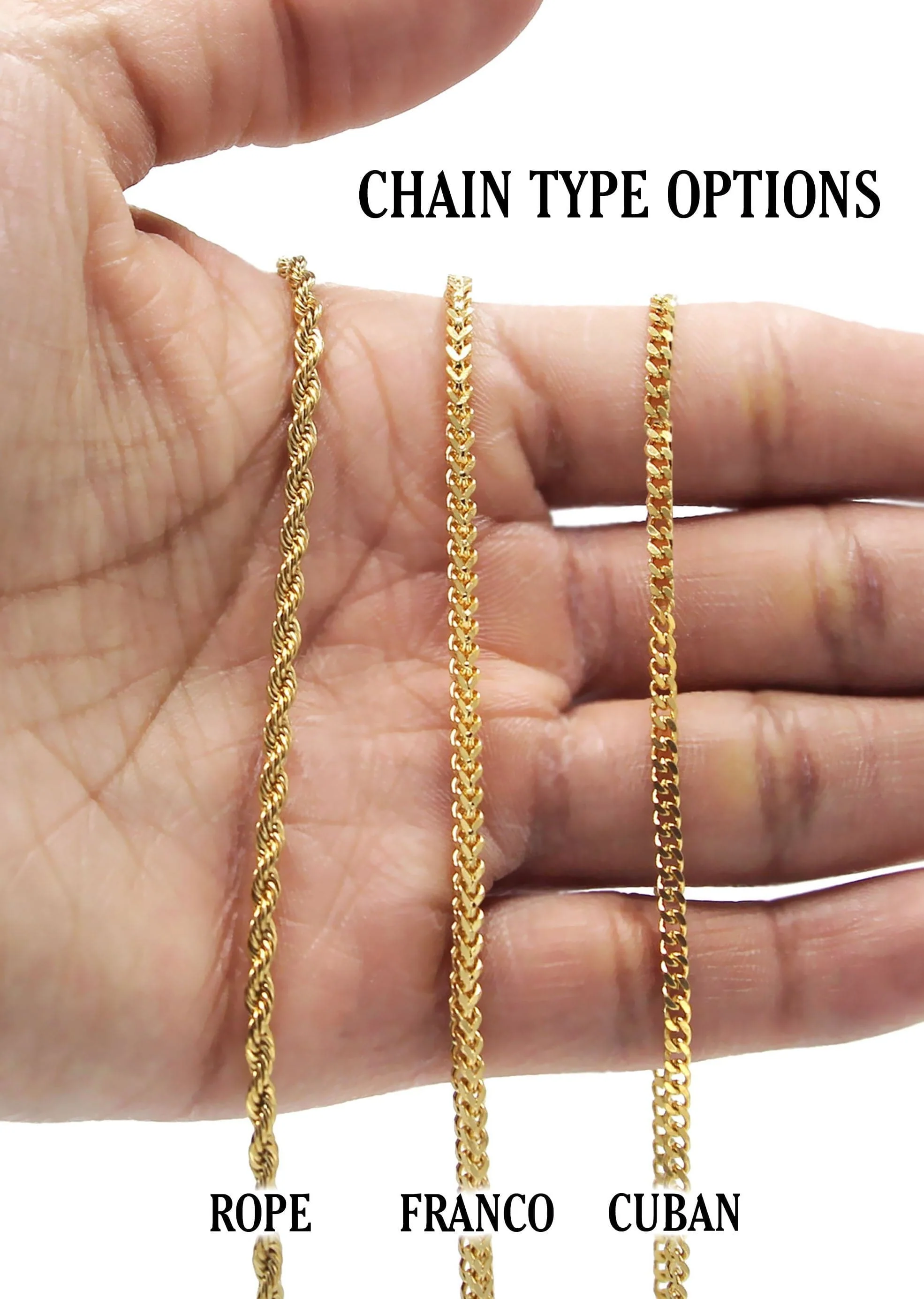 Mens Gold Plated Rope Chain & Lock Pendant | Appx. 18.7 Grams - Image 6