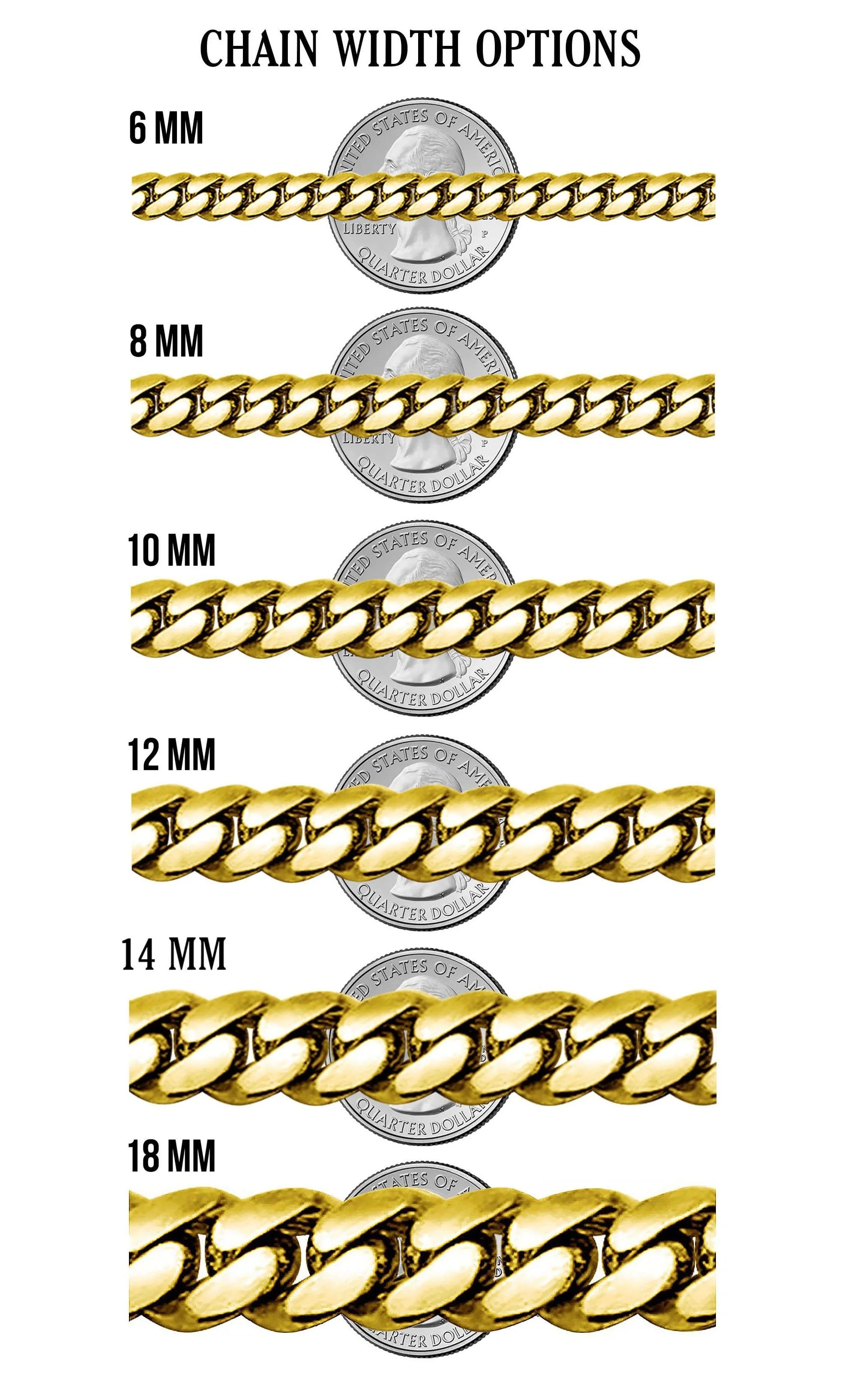Gold Plated Mens Chain Iced Out Miami Cuban Link - Image 8