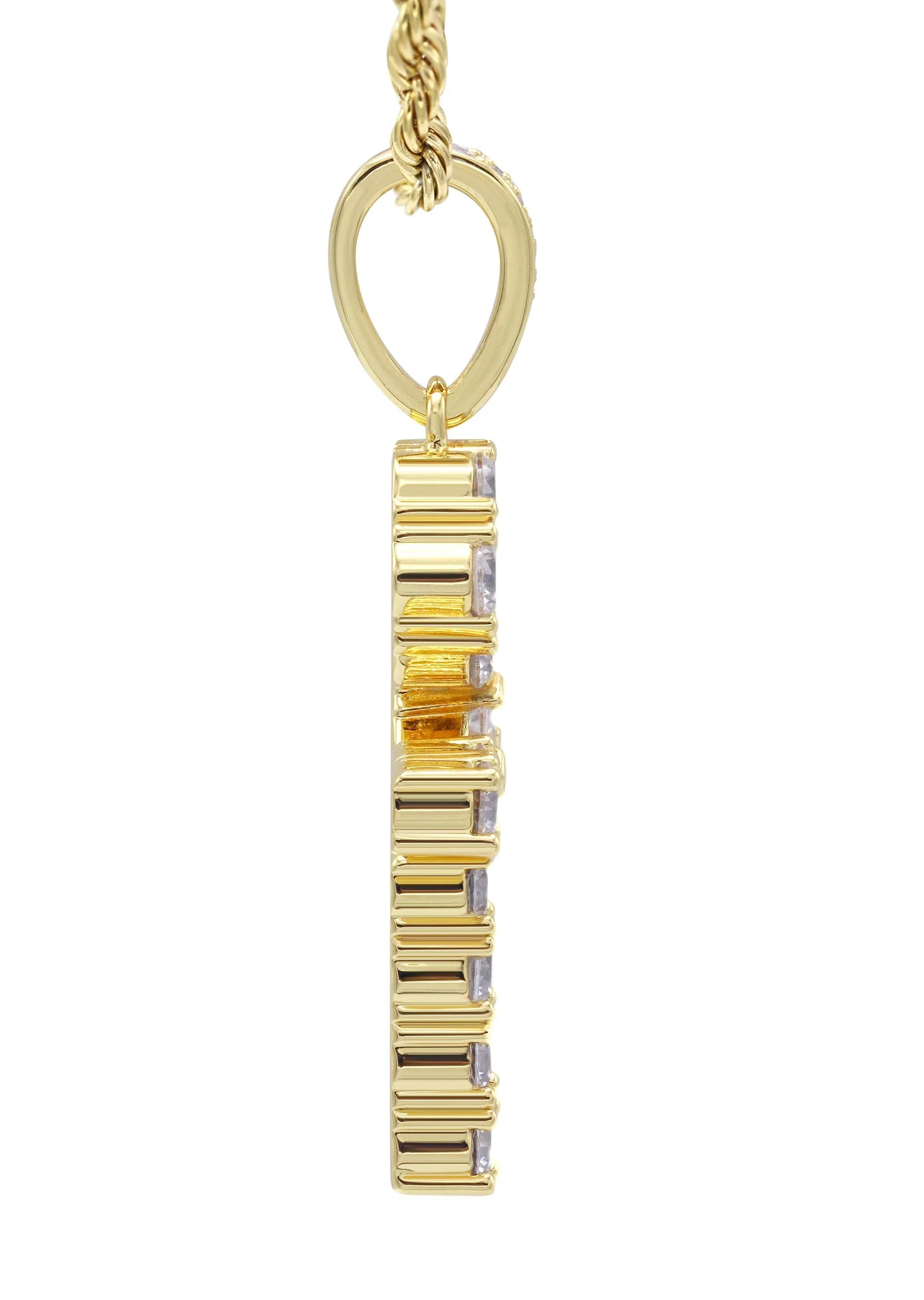 Gold Plated Rope Chain & Ankh Pendant | Appx. 10 Grams - Image 4