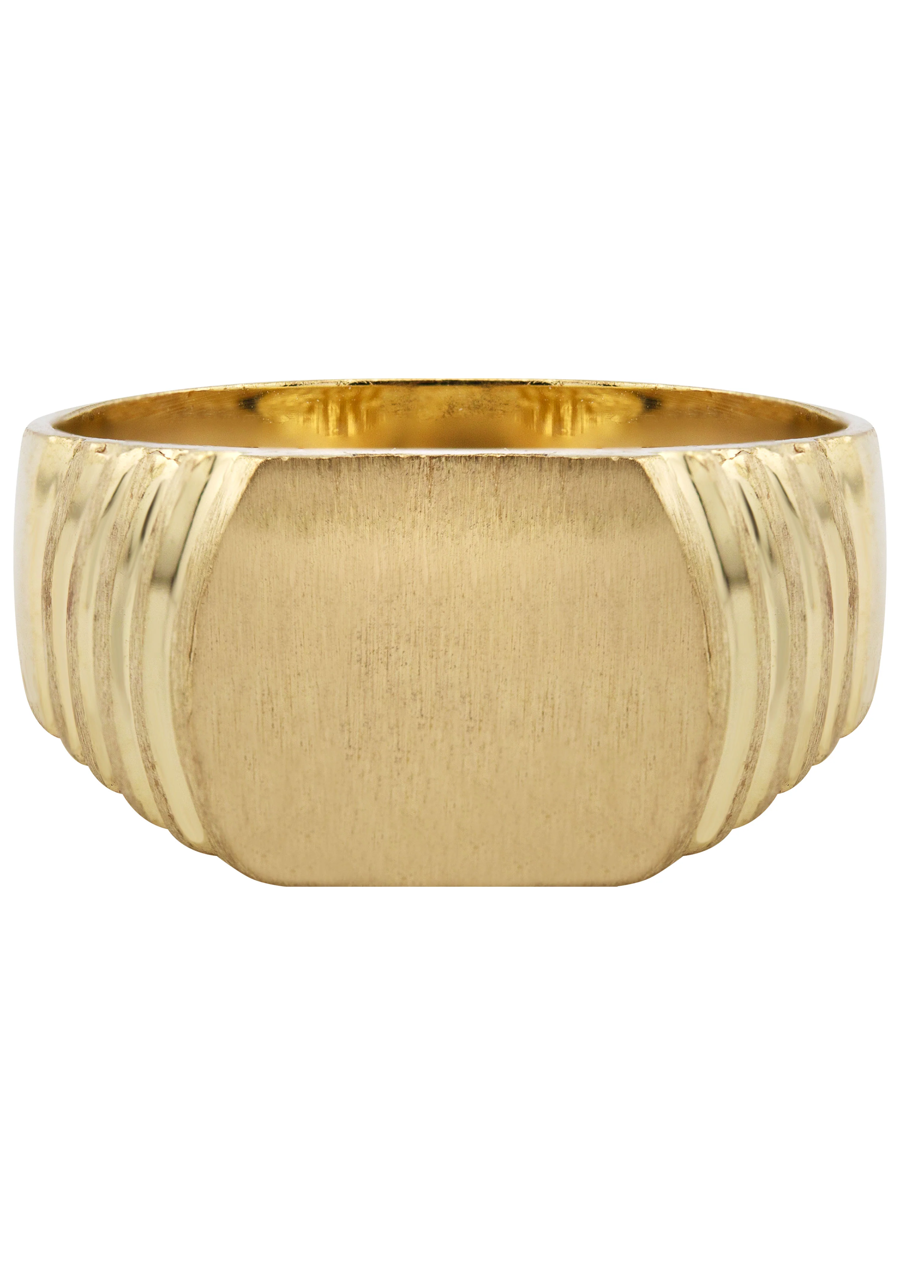 Mens Signet Ring - 10K Gold | 6 Grams