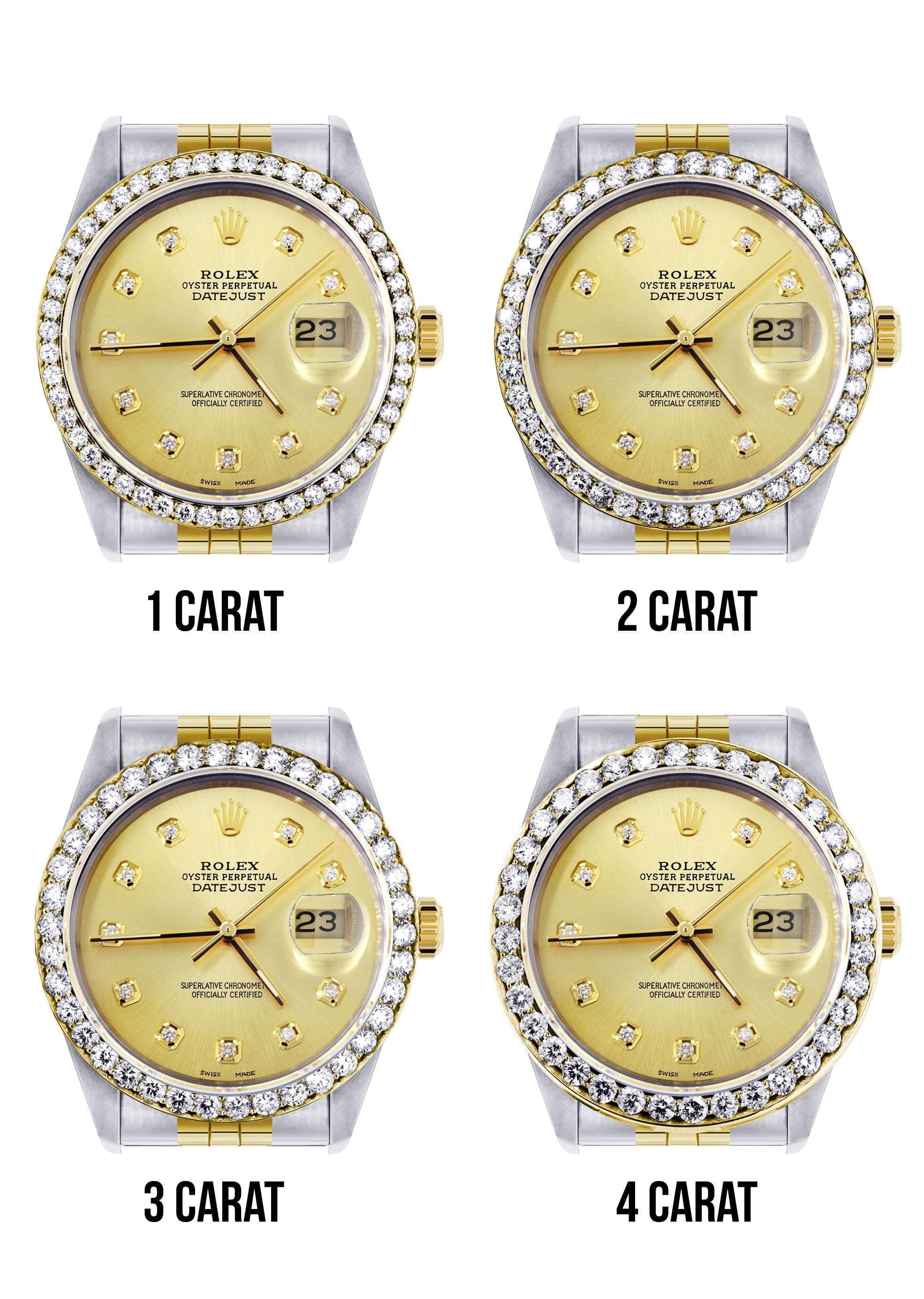 116233 | Hidden Clasp | Gold Rolex Datejust Watch | 36Mm | Gold Dial | Jubilee Band - Image 7