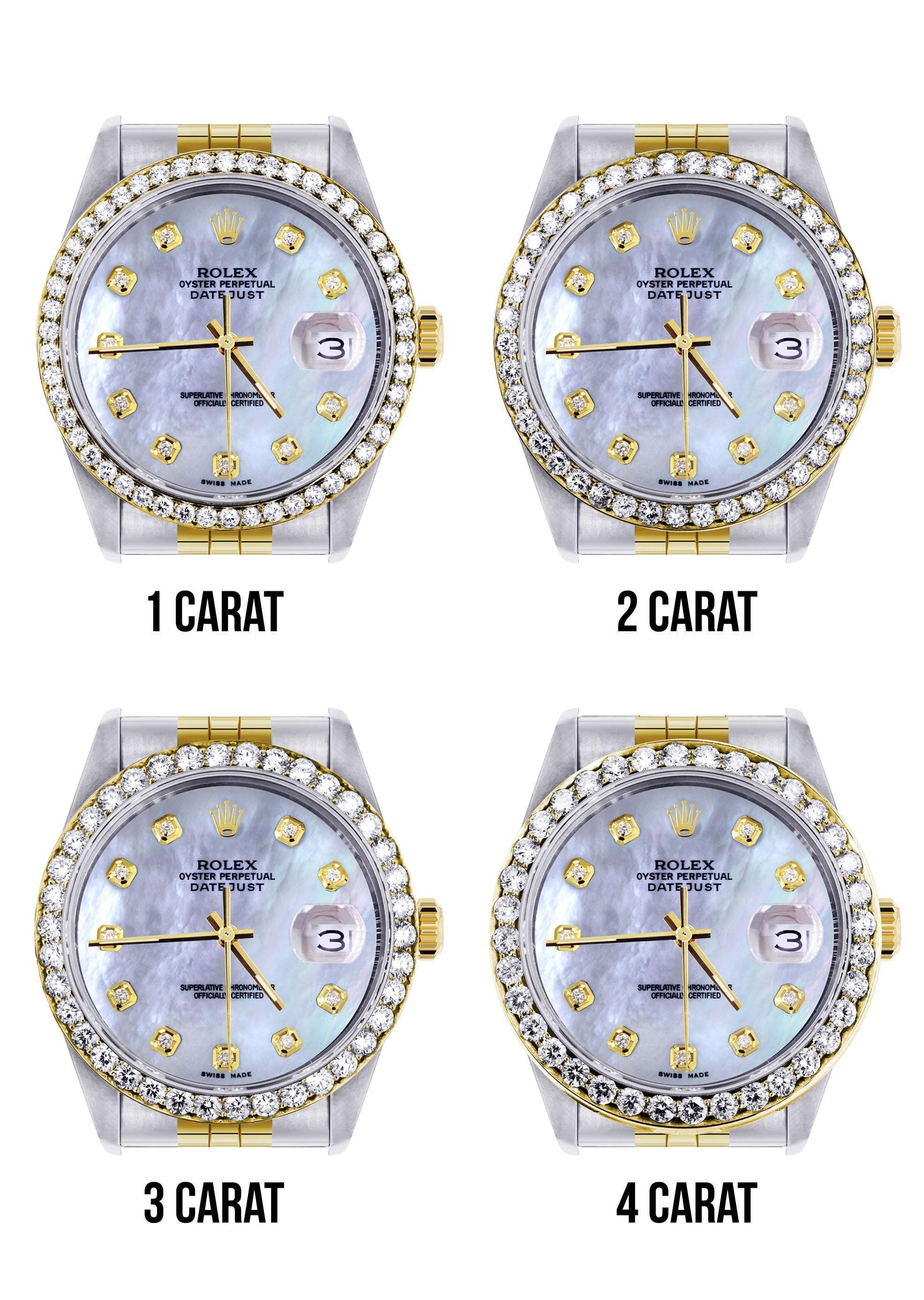 116233 | Hidden Clasp | Two Tone Rolex Datejust Watch | 36Mm | Mother of Pearl Dial | Jubilee Band - Image 7