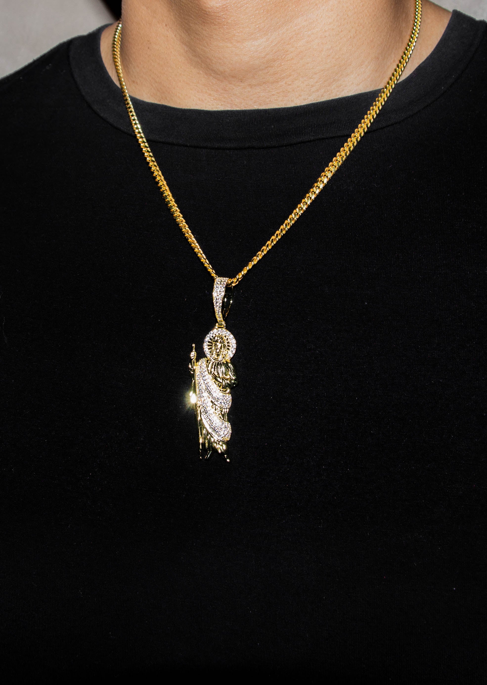 Silver Necklace - Gold St. Jude Necklace | 37.5 Grams - Image 5
