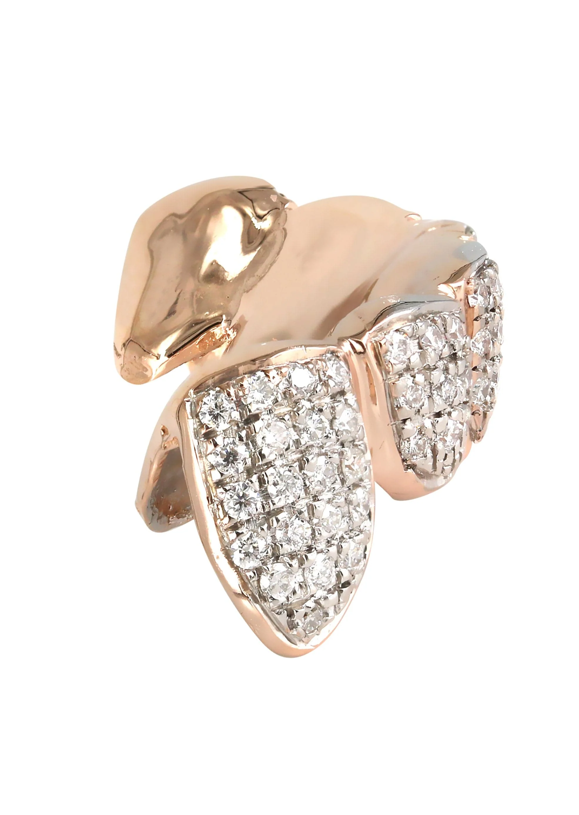 Gold 6 Teeth Full Diamond Grills - Image 2