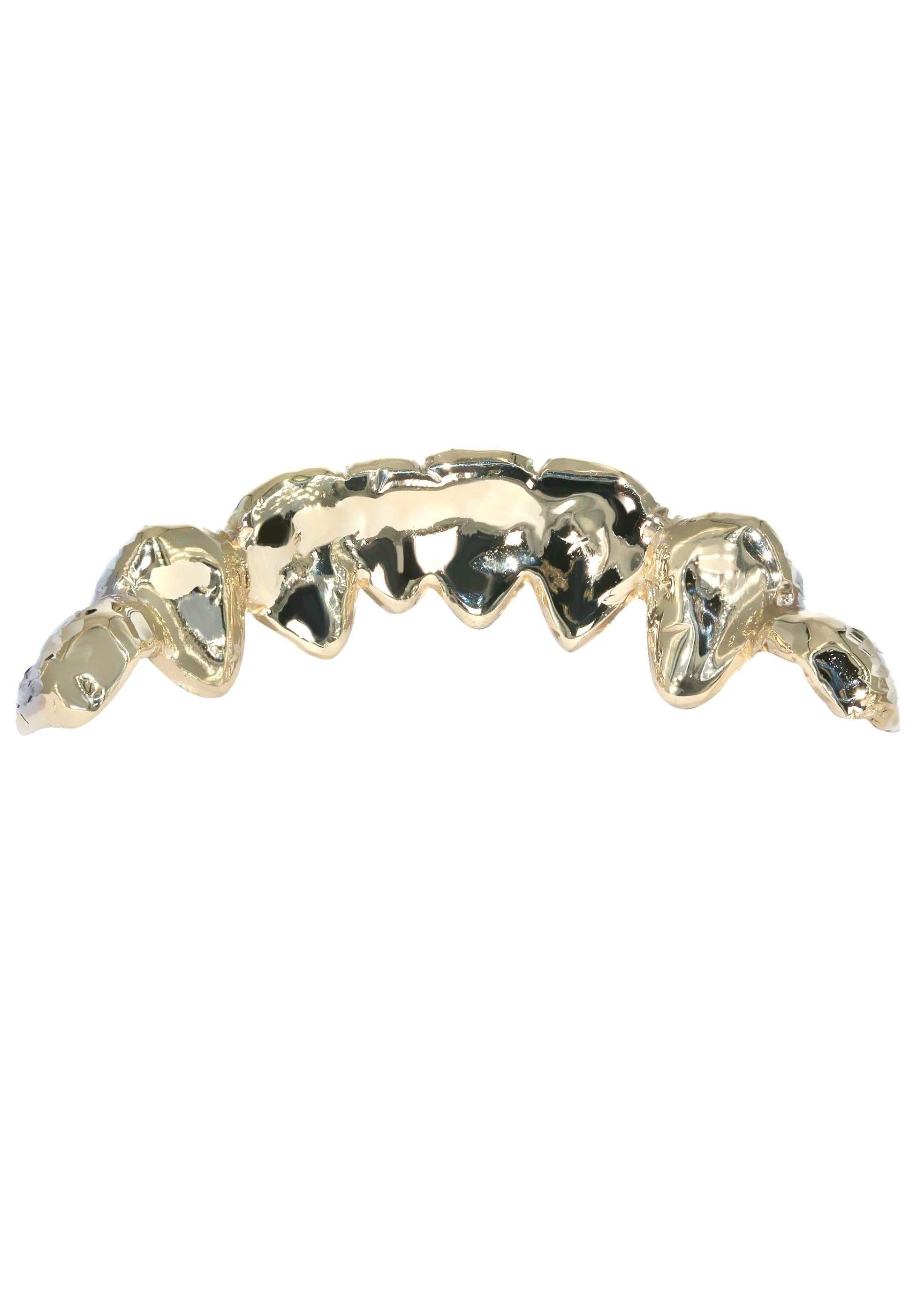 8 Teeth Diamond Cut Grillz Two Tone - Image 3