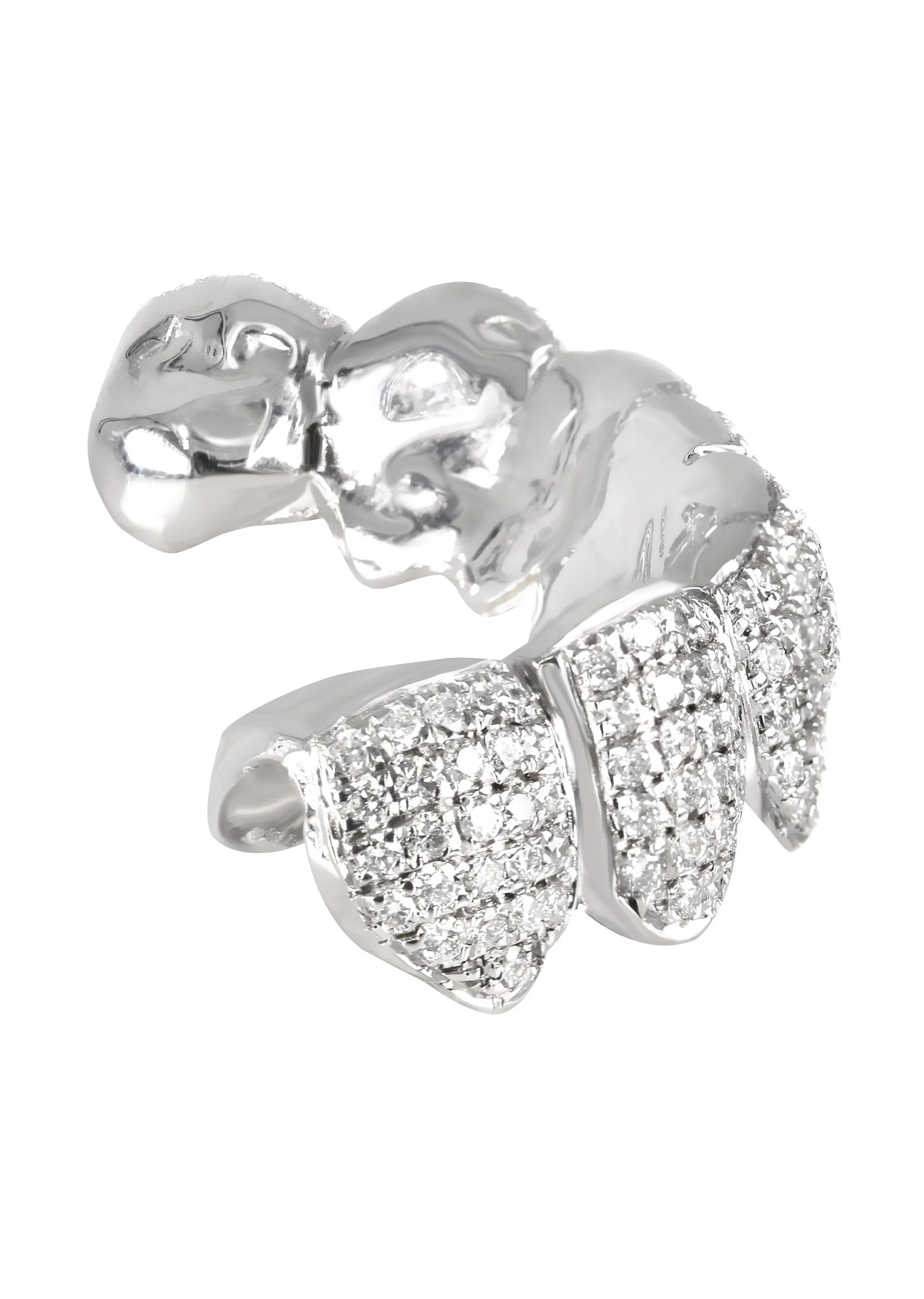 Gold 8 Teeth Diamond Full Diamond Grills - Image 2