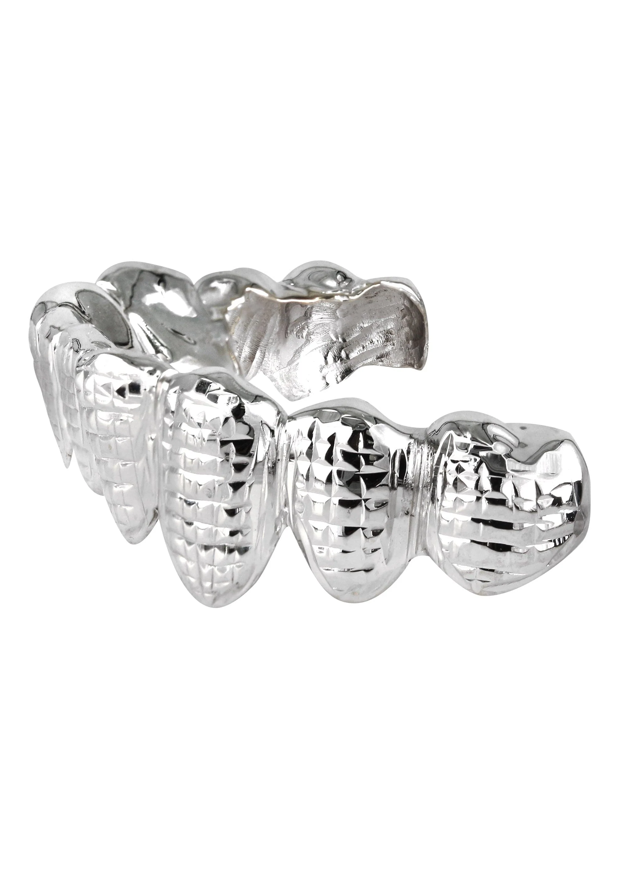 Gold 10 Teeth Diamond Cut Grillz - Image 2