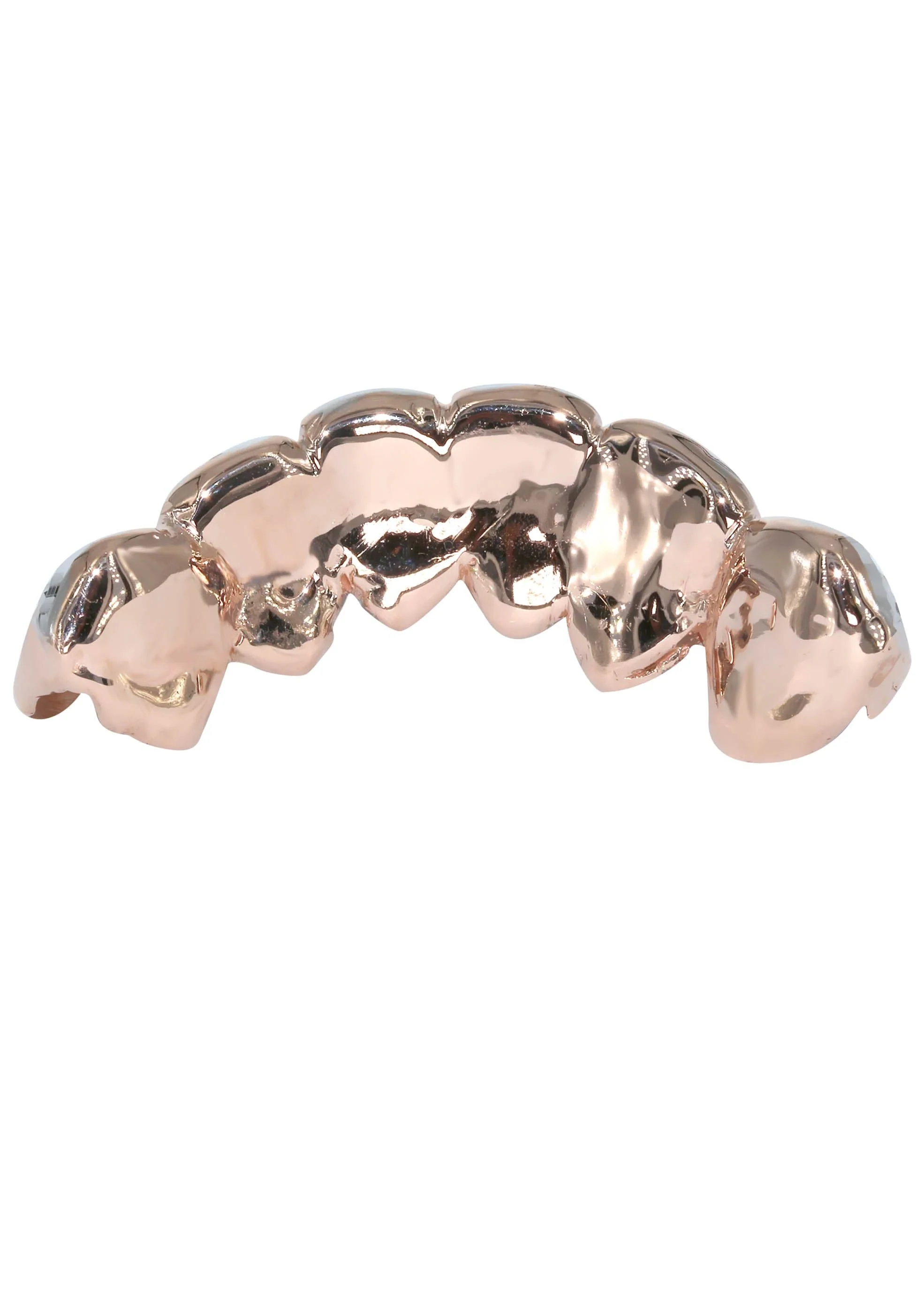 Gold 6 Teeth Two Tone Diamond Cut Grills - Image 3