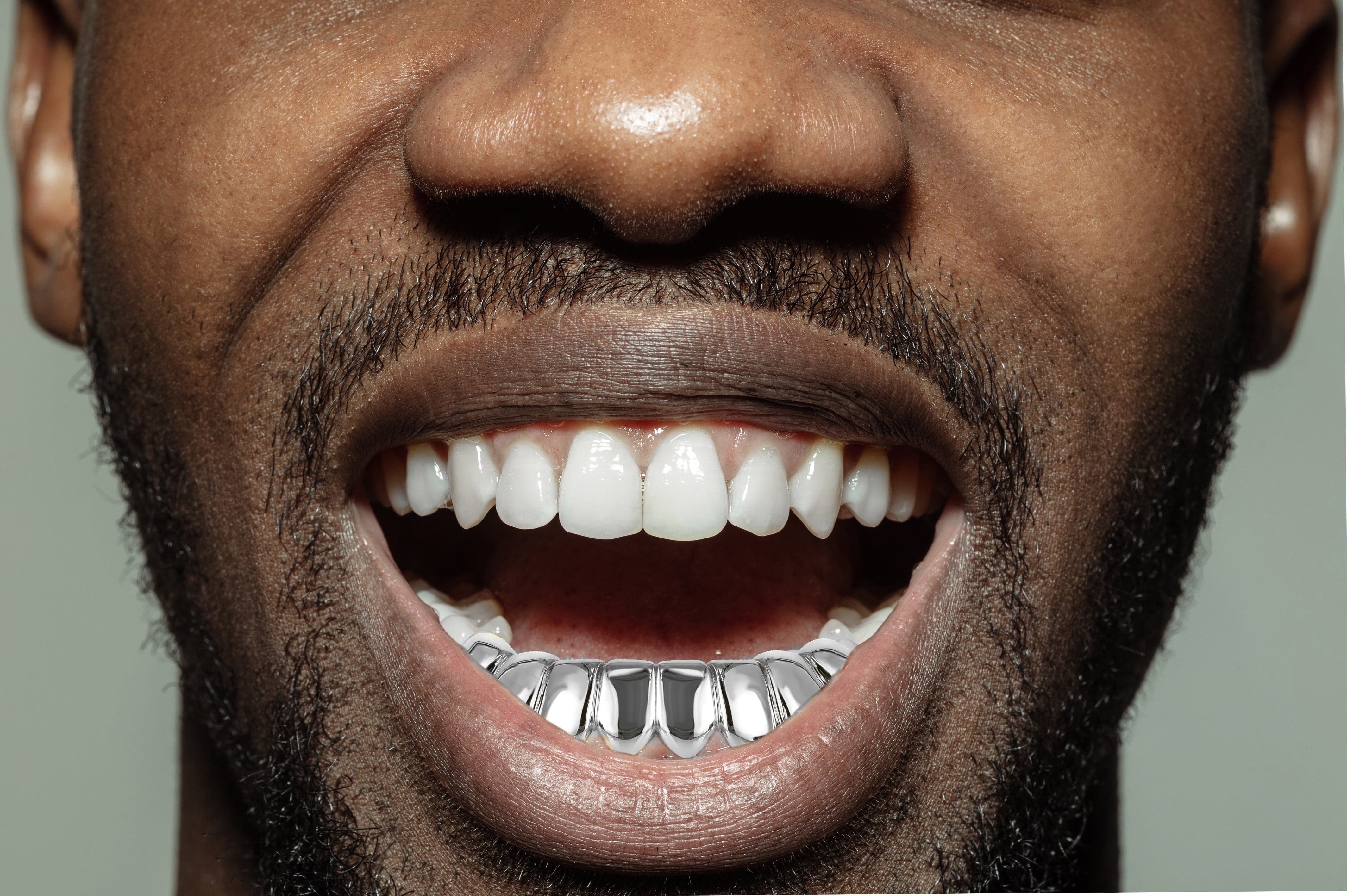 Gold 8 Teeth Plain Grills - Image 4