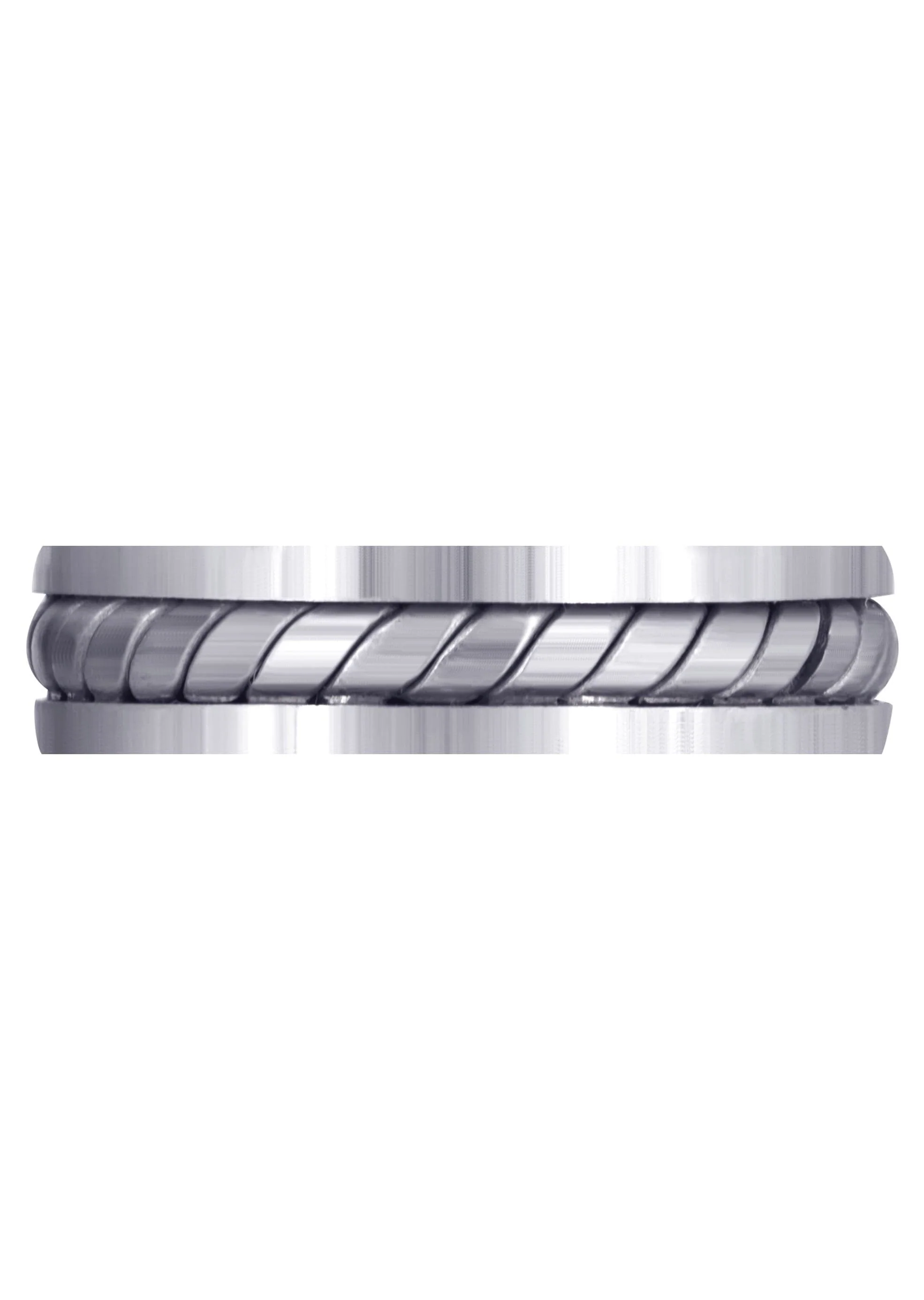Hand Woven Mens Wedding Band | Satin Finish (Timothy) - Image 2
