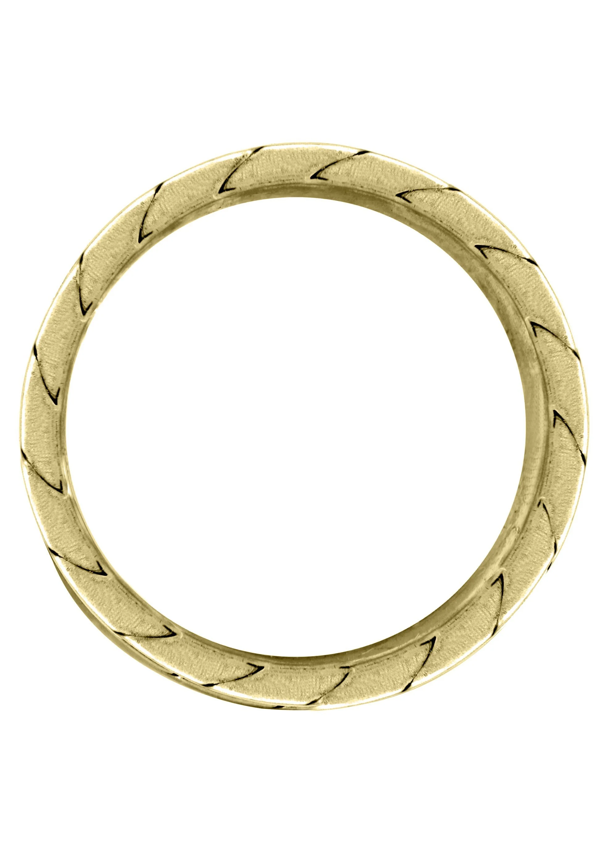 Yellow Gold Hand Woven Mens Wedding Band | Satin Finish (Avery) - Image 2