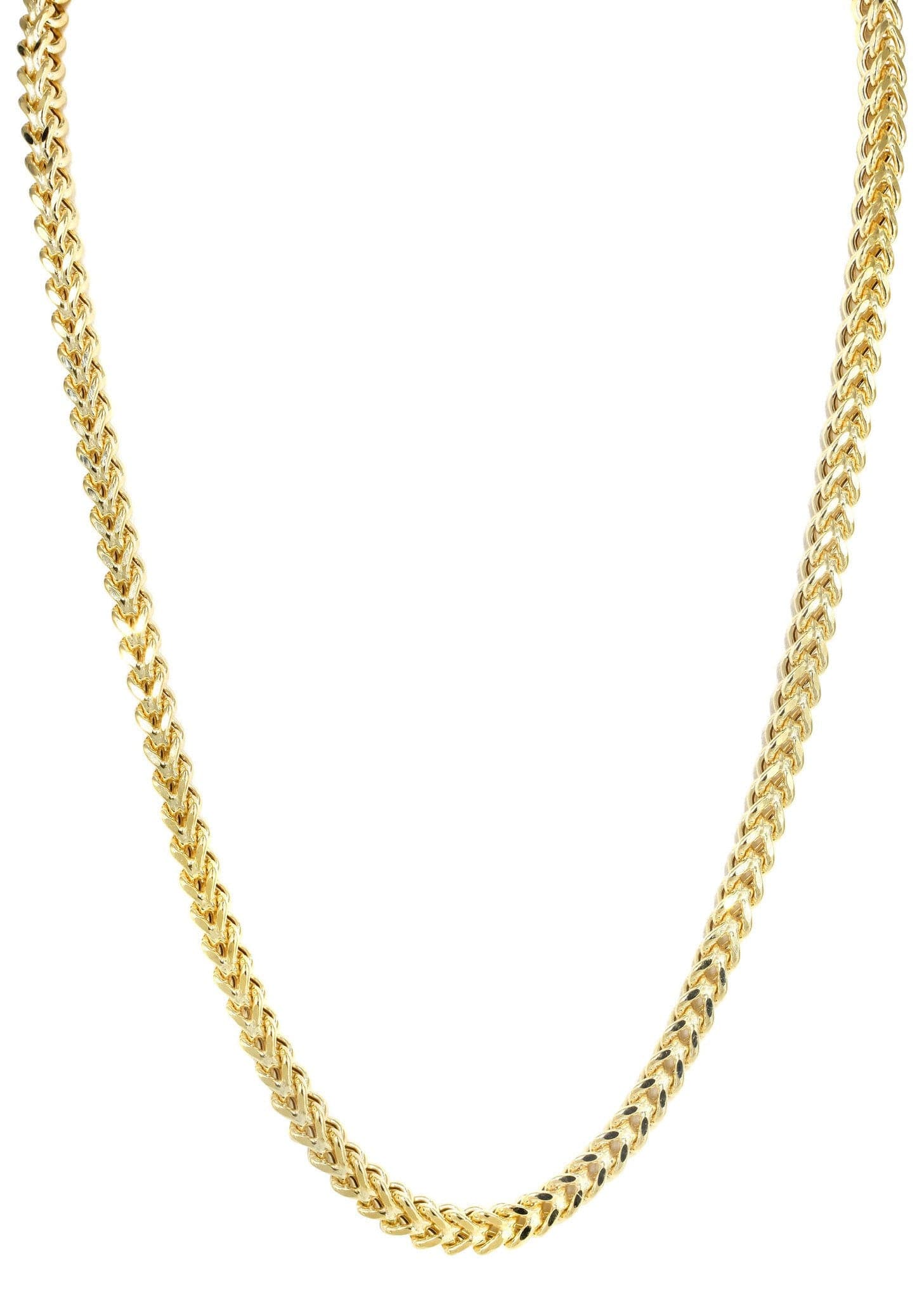 14K Gold Chain - Semi Solid Yellow Franco Chain - Image 3
