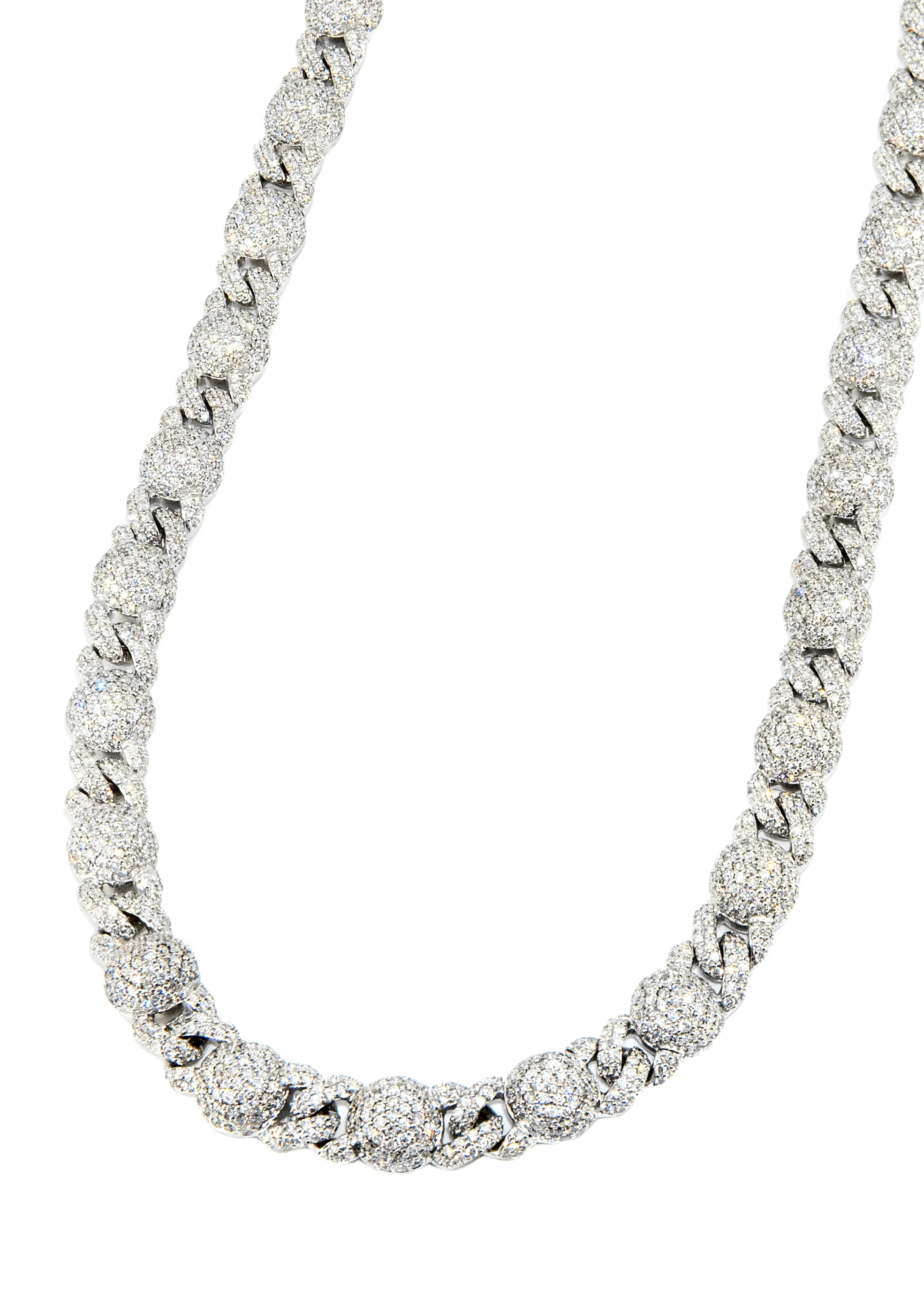 High End Jewelry - Diamond White Gold Iced Out Chain - Image 5